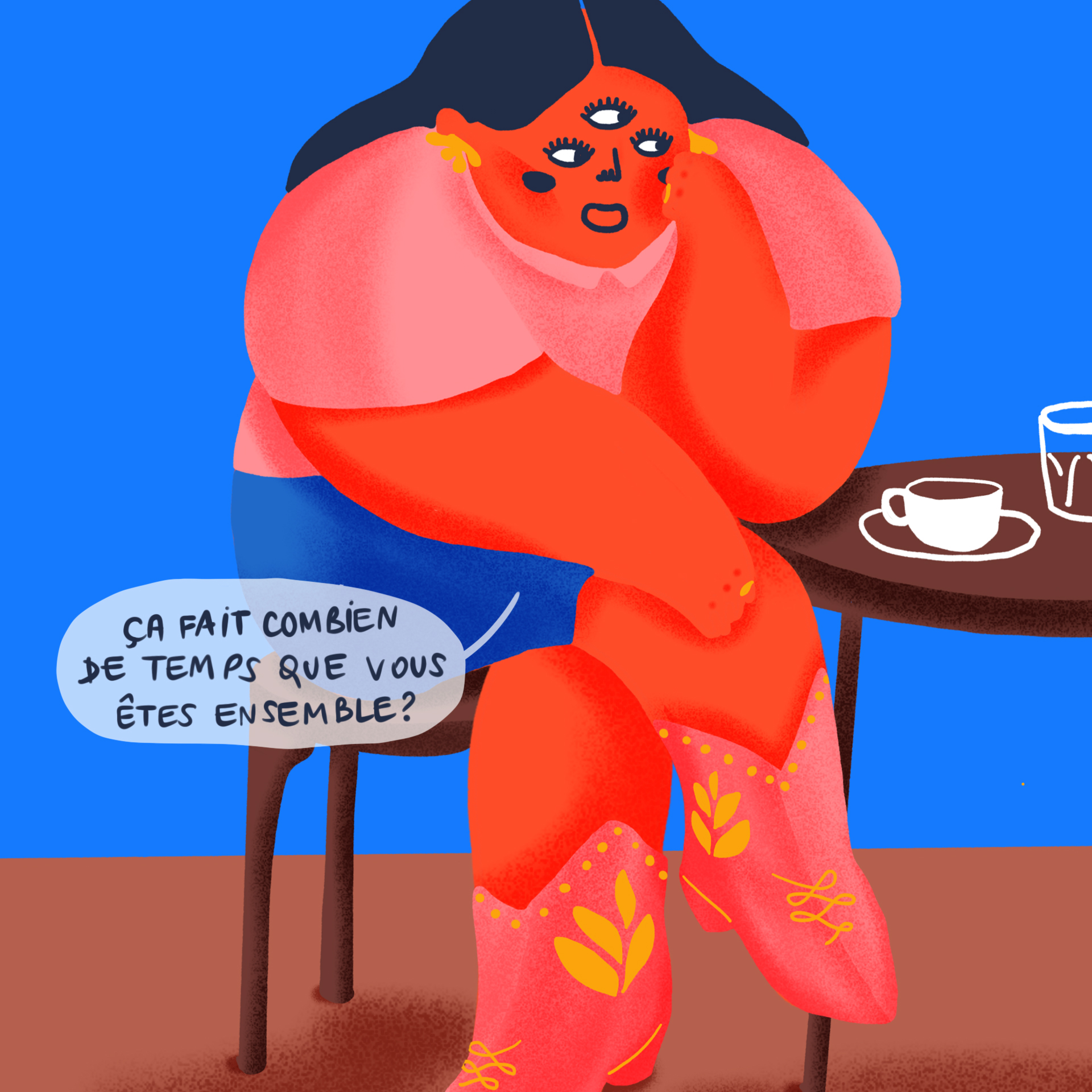 " For how long have you been together now ?"