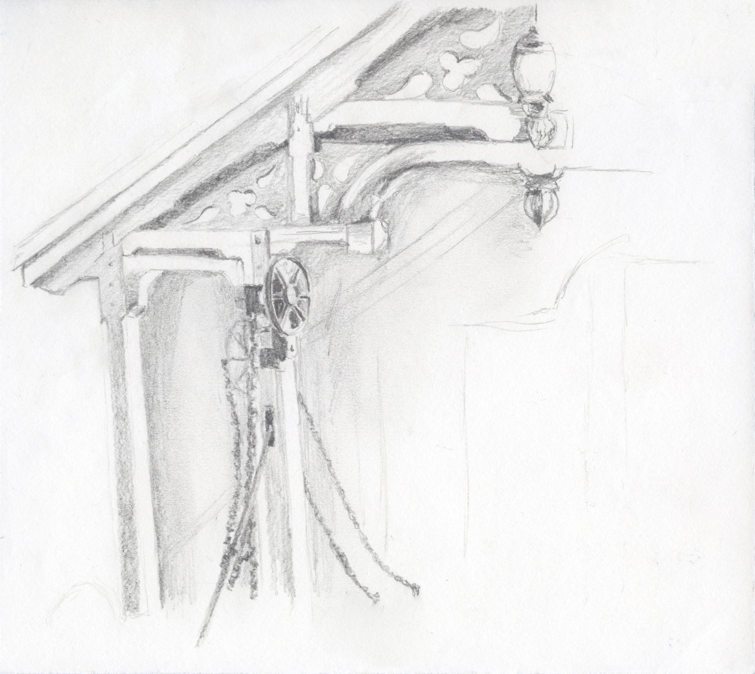 Pencil on paper, 185 x 210 mm, 2020