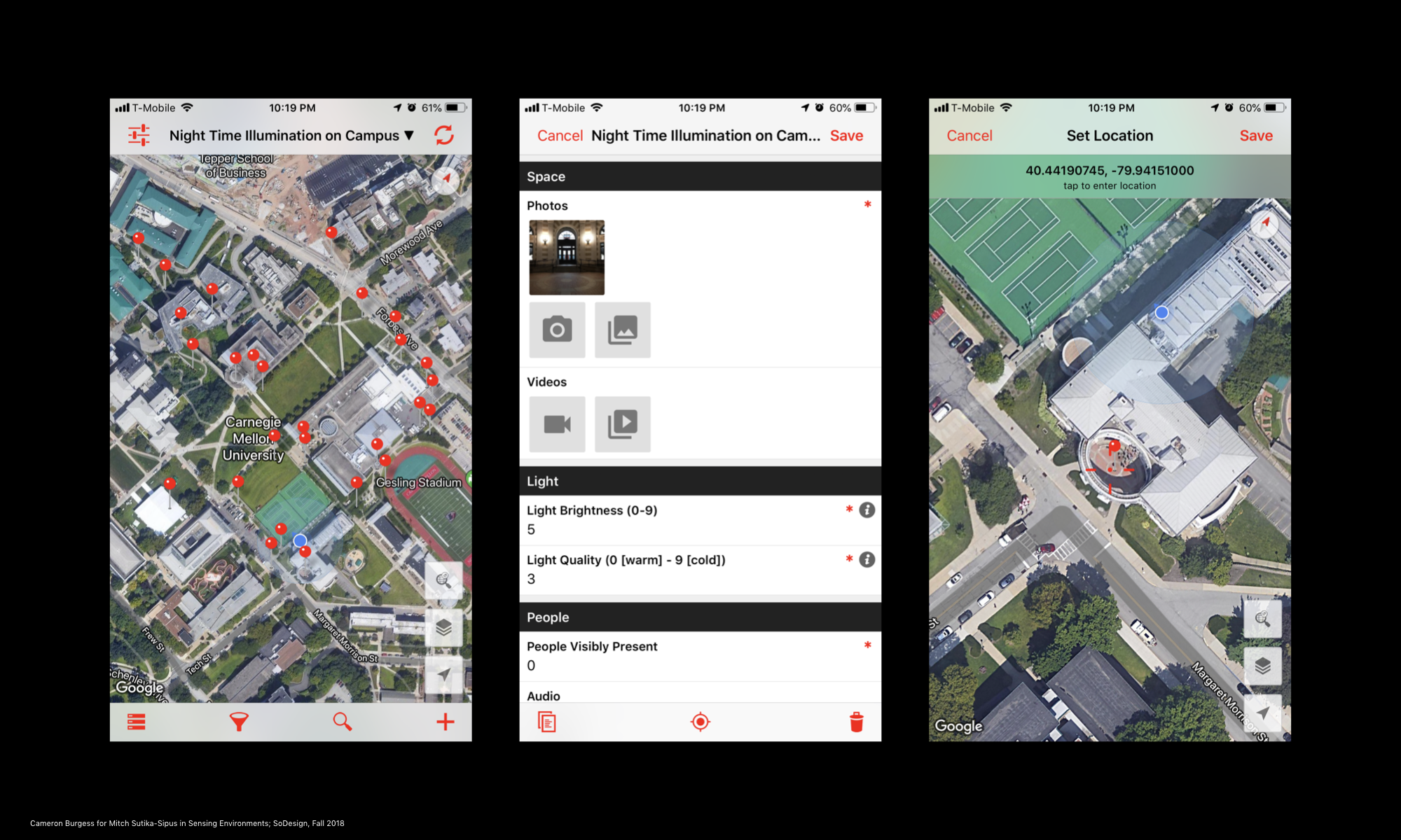 Fulcrum: Mobile environment data collection application