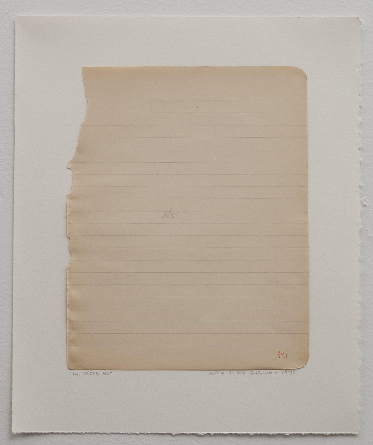 Collage, and graphite on paper. 12” x 9”