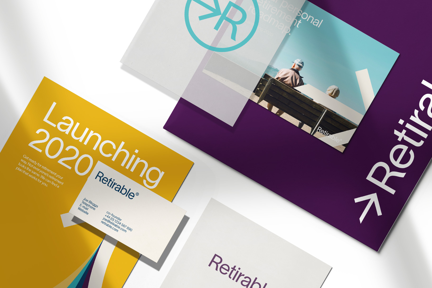 Retirable: Branding and Editorial Design