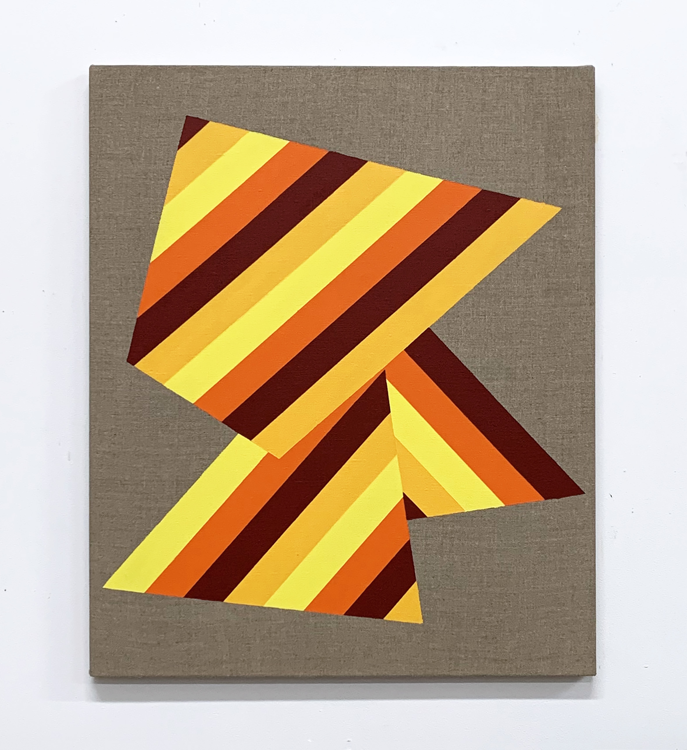 Lineae LXXXIII, 61cm x 51cm, acrylic on linen