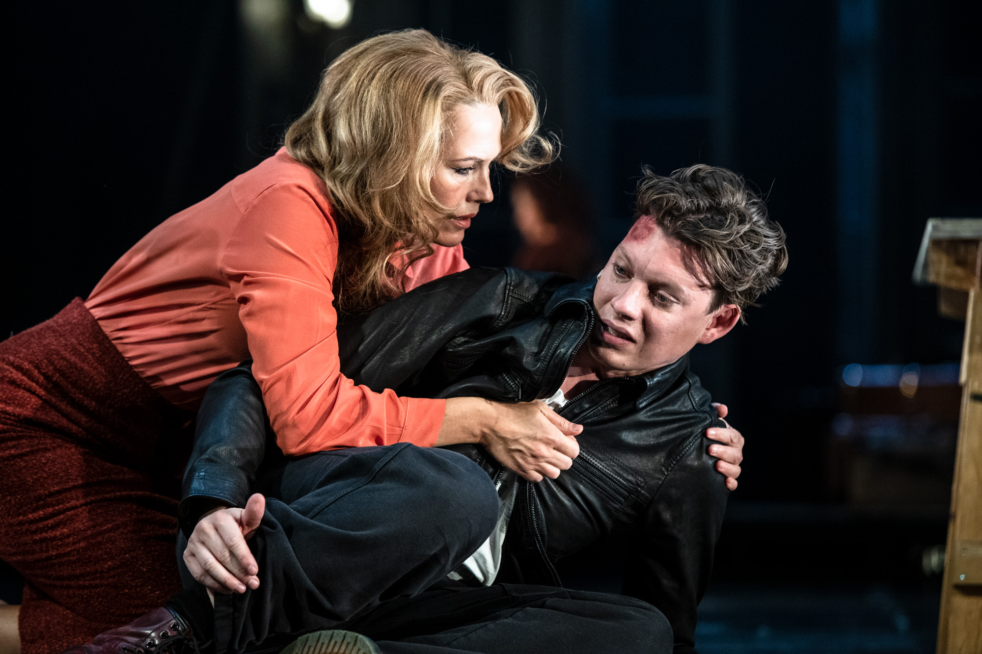 Måsen, Elin Klinga, Rasmus Luthander, The Seagull, Kungliga Dramatiska Teatern, Dramaten Stockholm, Photograph by Sören Vilks