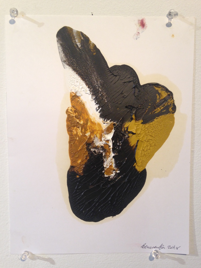 oil paint on paper, 8.5"x 11", 2018