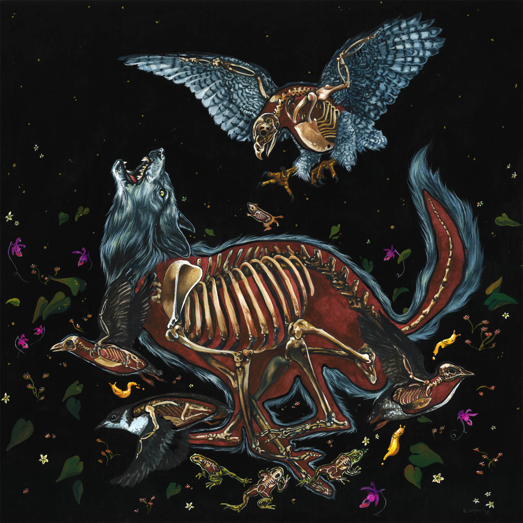 Boreal ForestWatercolor and Gouache10"x10"2018