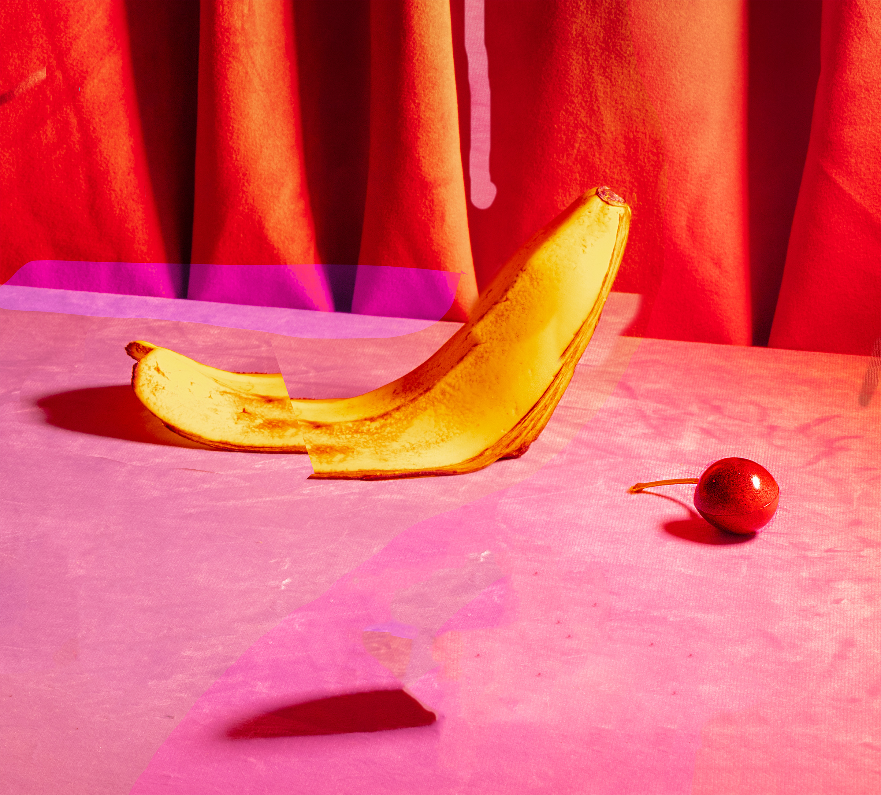 Detail from Really Red by Revlon, 2020, archival pigment print, 10”x11”