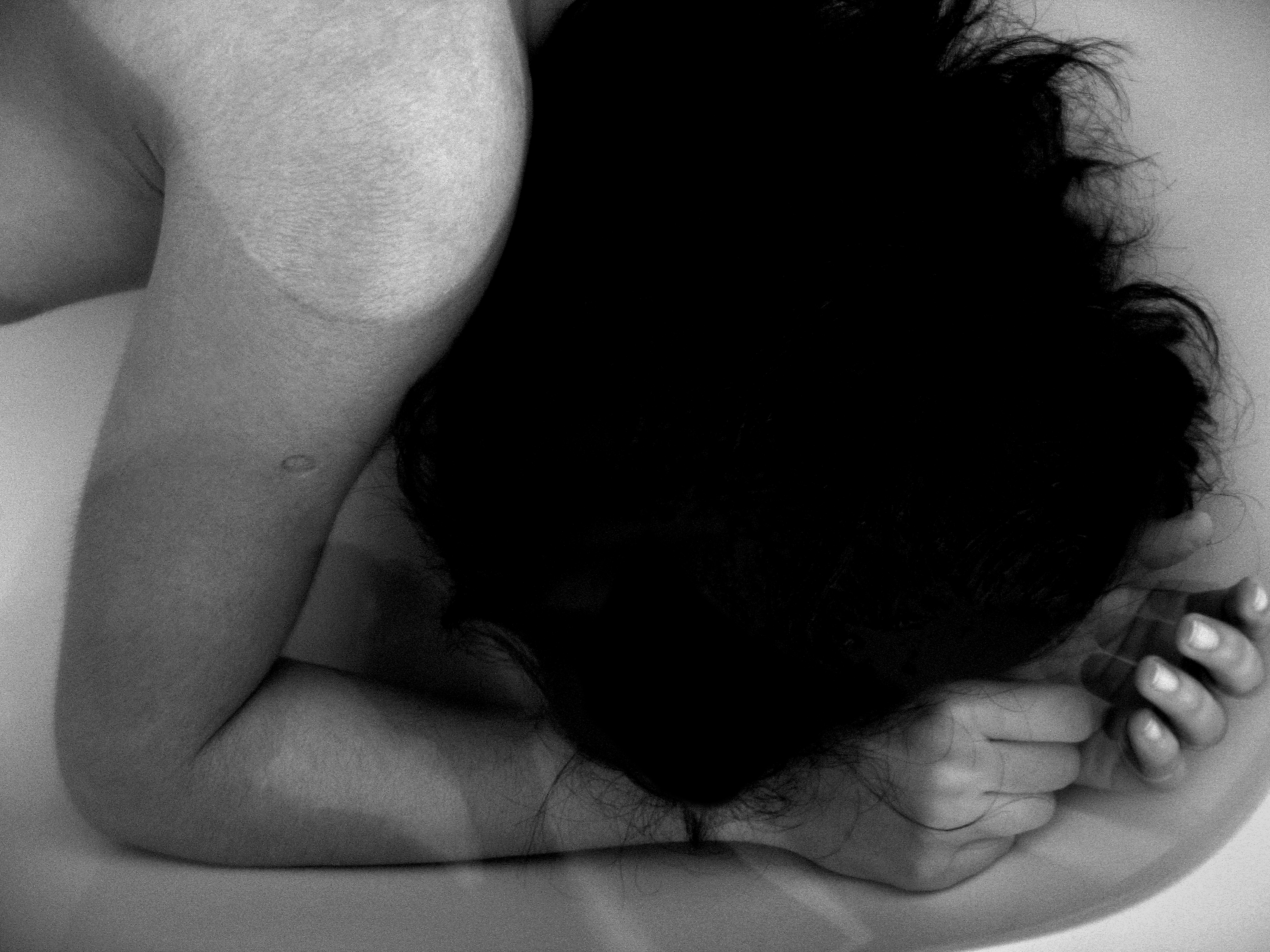 Cecilia in the tubBarcelona, Spain, 2006photography, bw, single