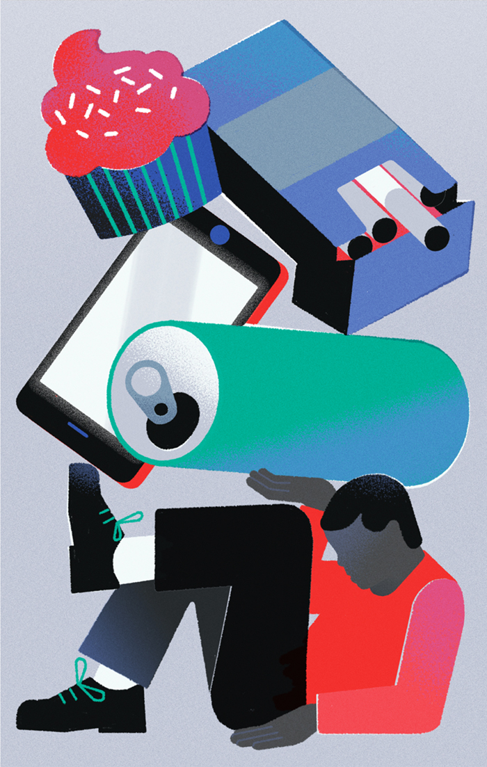 bad habits Illustration María Hergueta