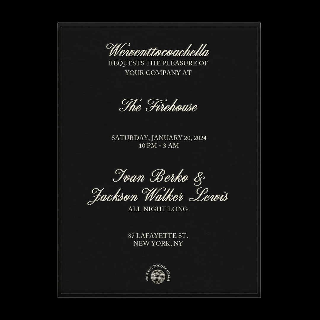 Art Direction & Design for Firehouse Party Series