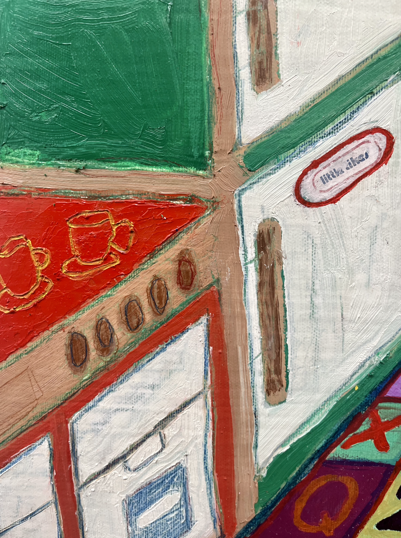 Guilty Feelings at Lunch Time, detail image 