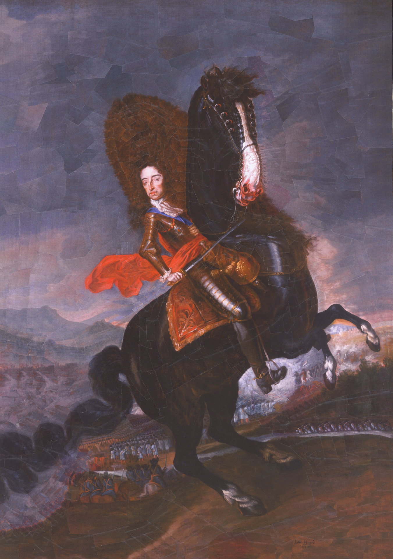 King William III after an unknown artist, 2010, 11.6 x 16.5 inches