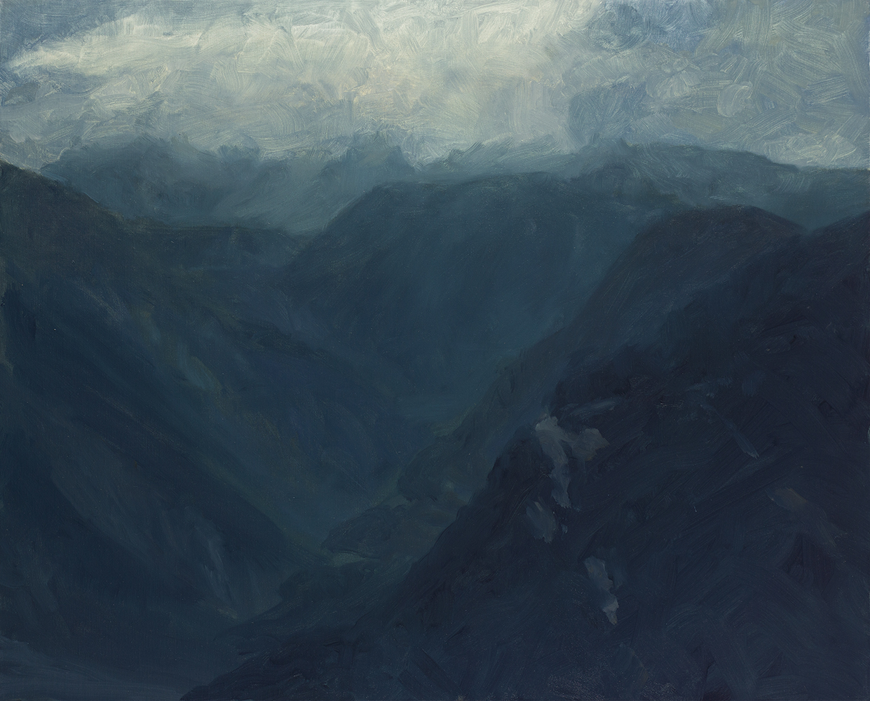 Vallée (II)huile sur toile81 x 100 cm, 2023