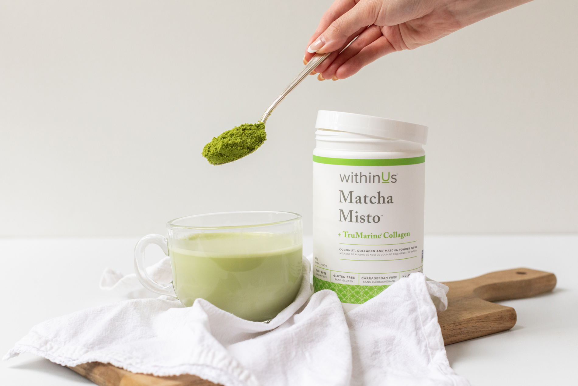 withinUs, Matcha Misto+ Collagen