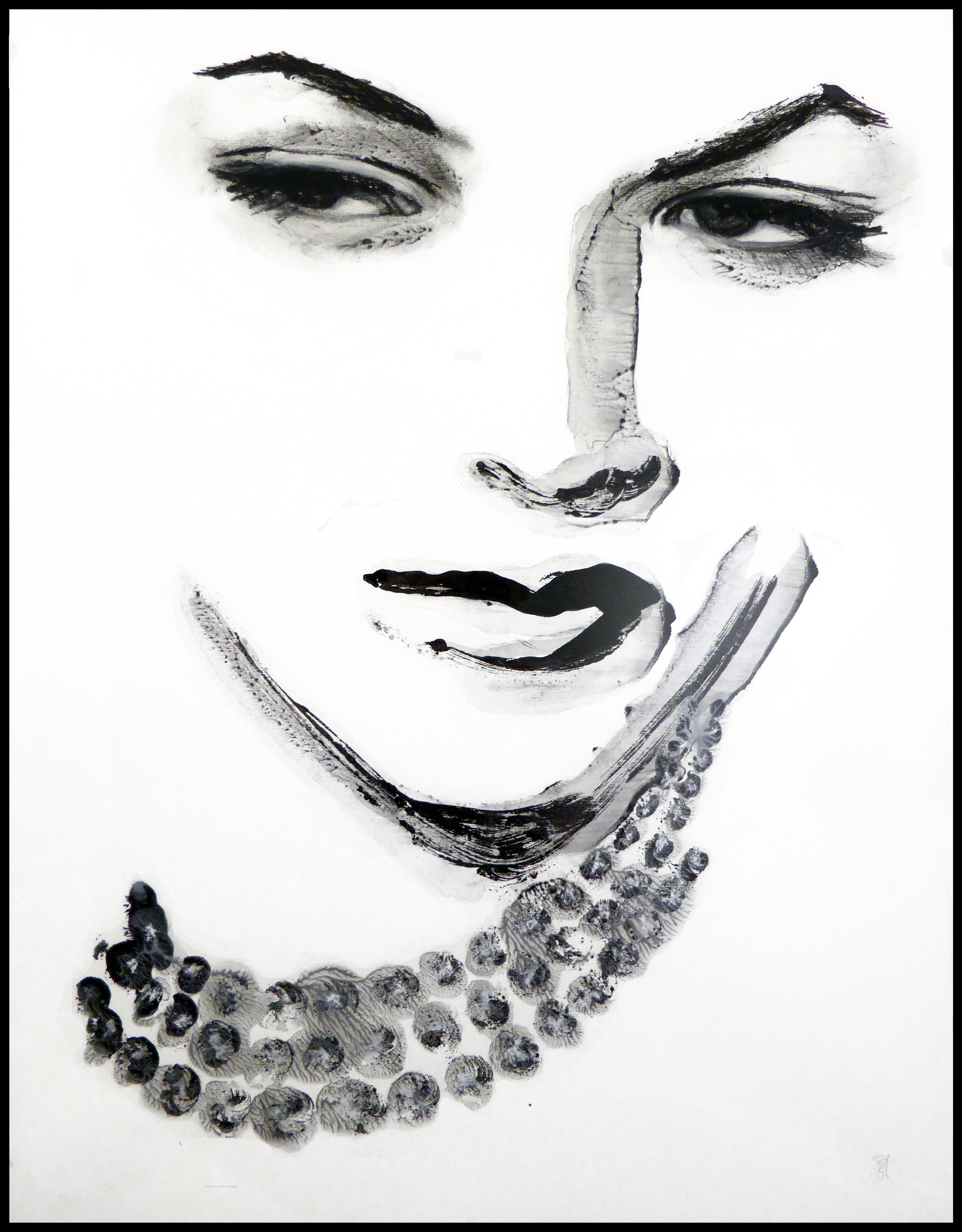 "THE LOOK"75.5 x 62 cmAcrylic, pastelSOLD