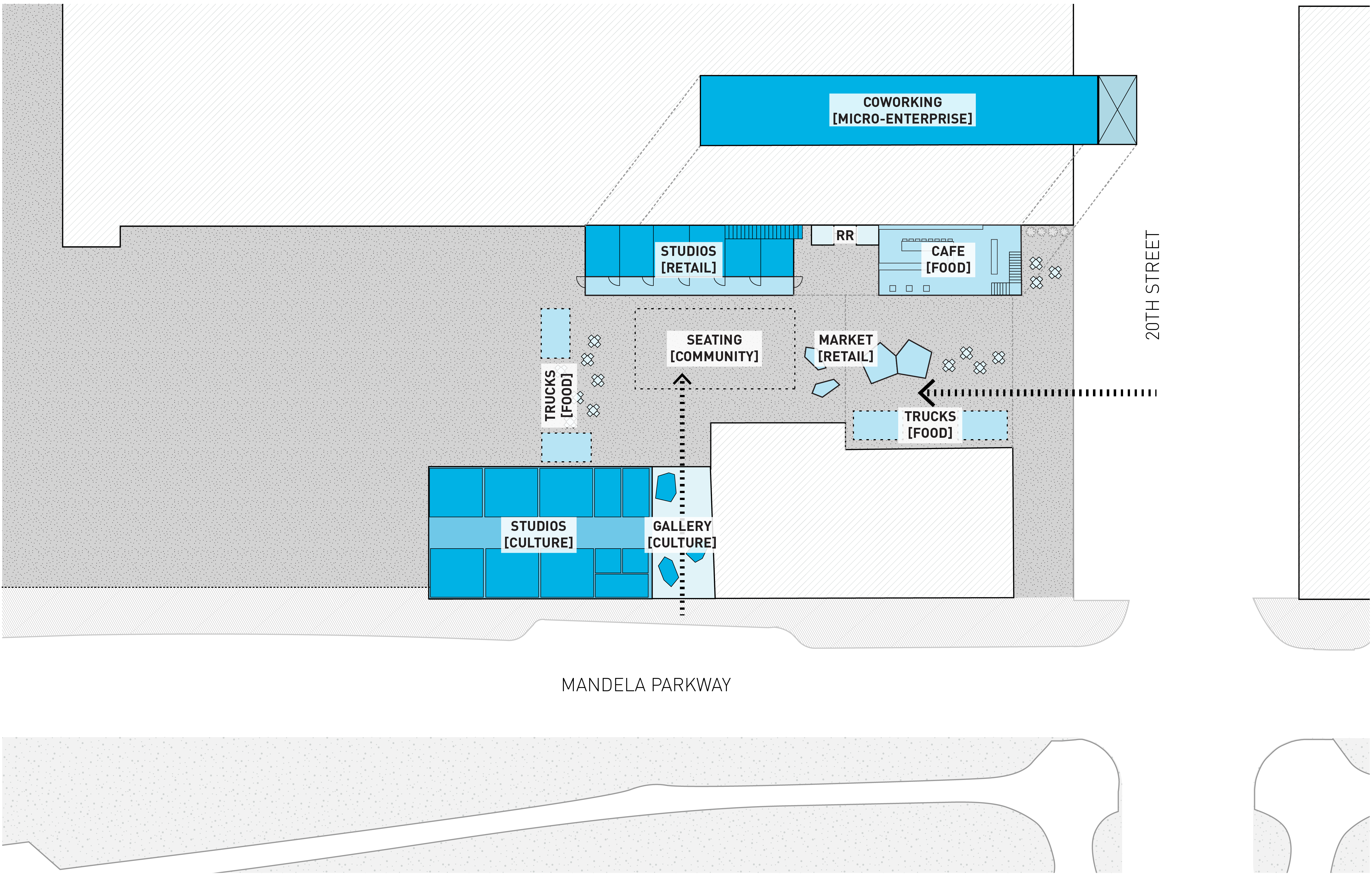 Phase 01 : Studios + Coworking + Cafe