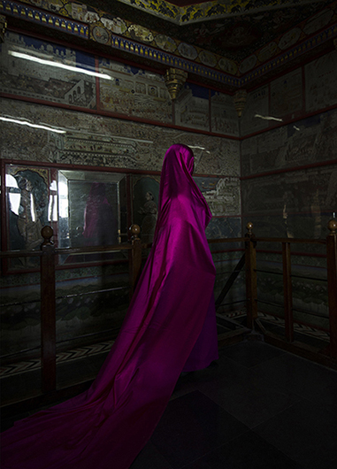 Purple Shroud, 45 × 62.5cm. 2013