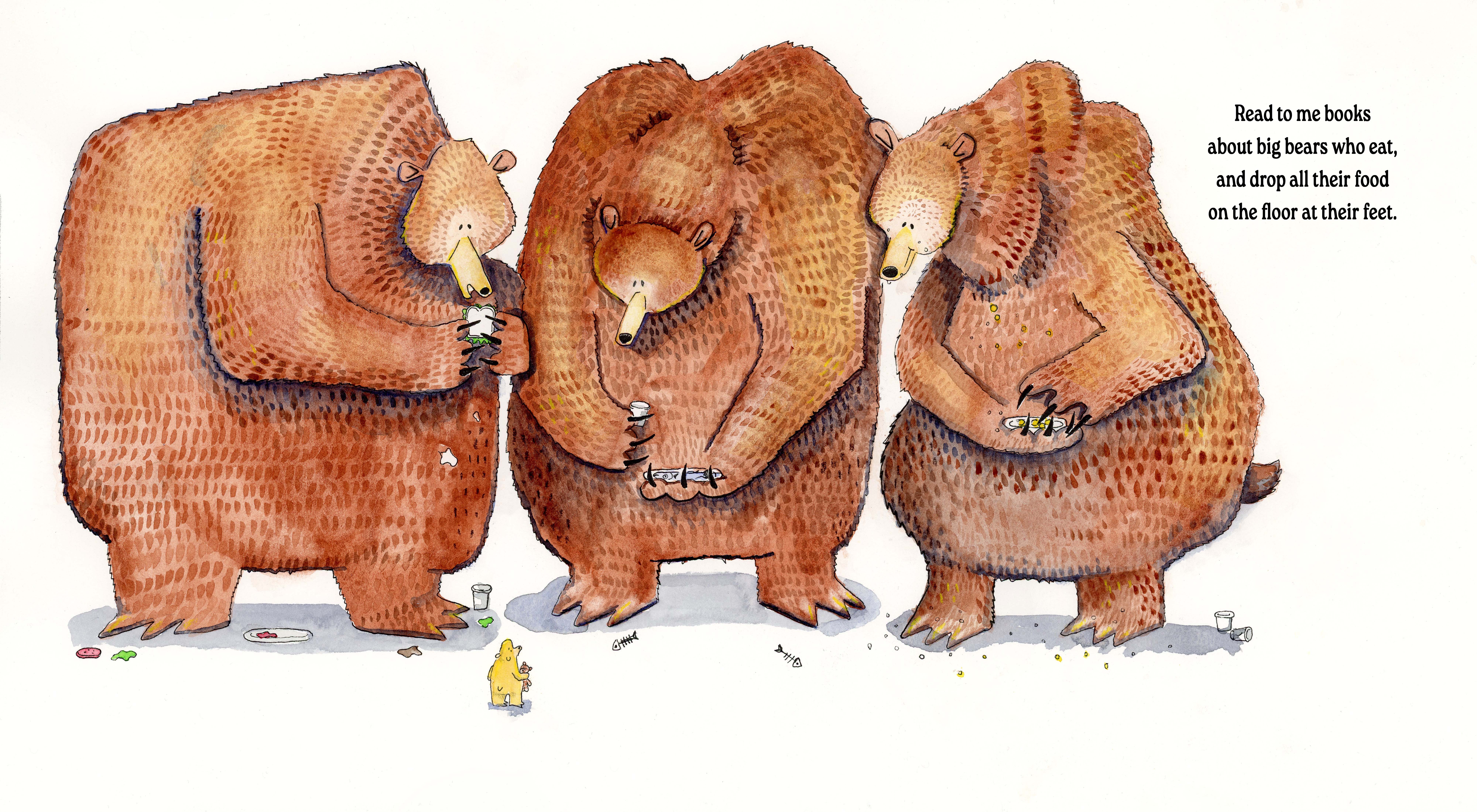 big bear illustration 2024 watercolor