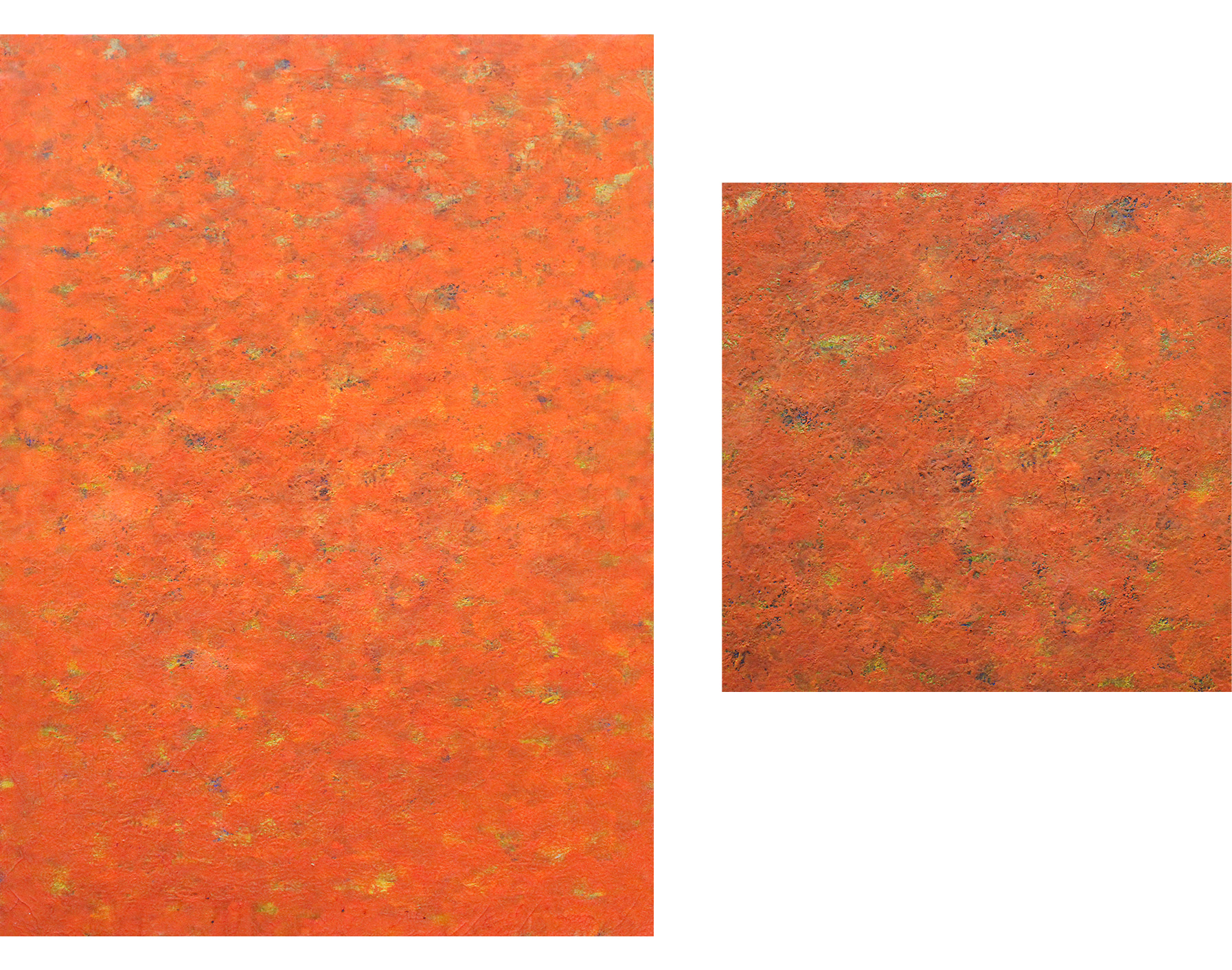 Acrylique, 70x98 cm  et d&eacute;tail.