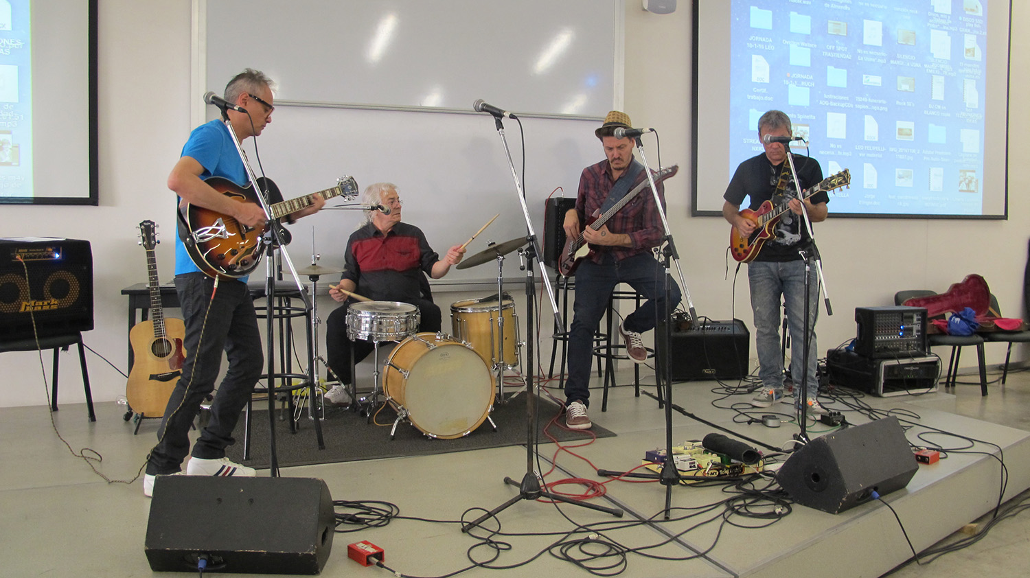Dhani Ferrón, Rodolfo García, Emilio del Guercio, Javier Malosetti, Lito Epumer