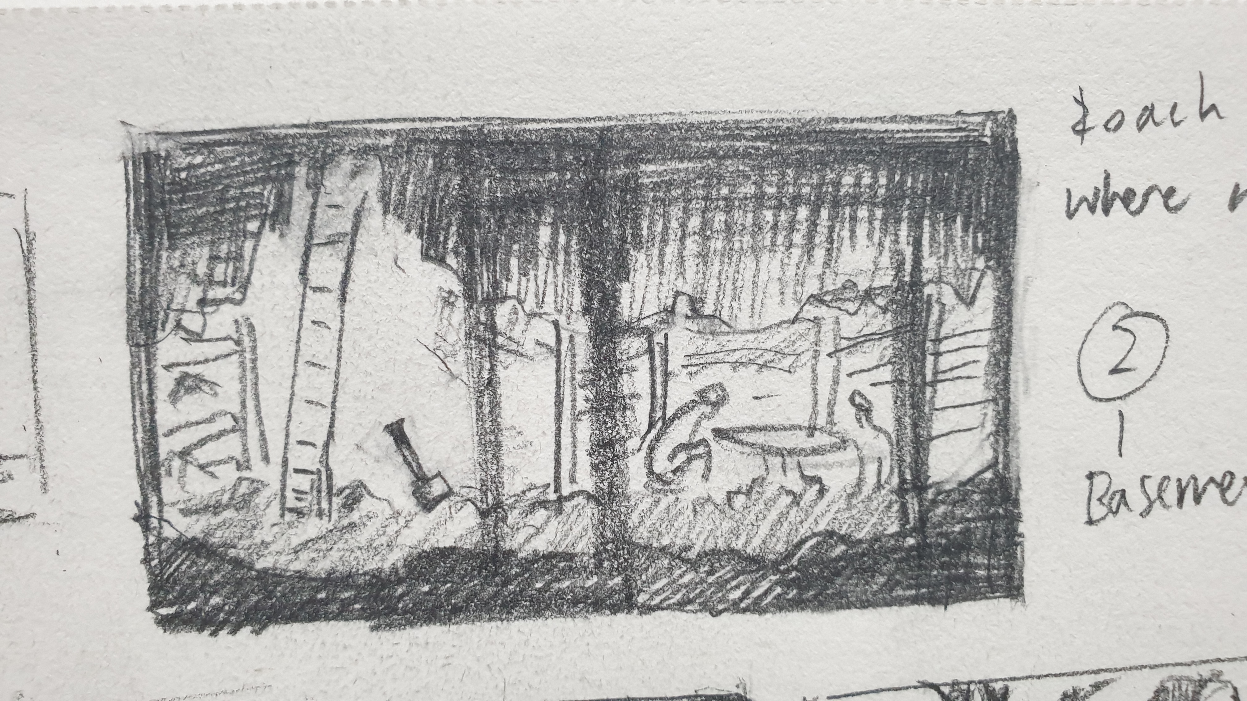 Underground Sewer Level sketch.