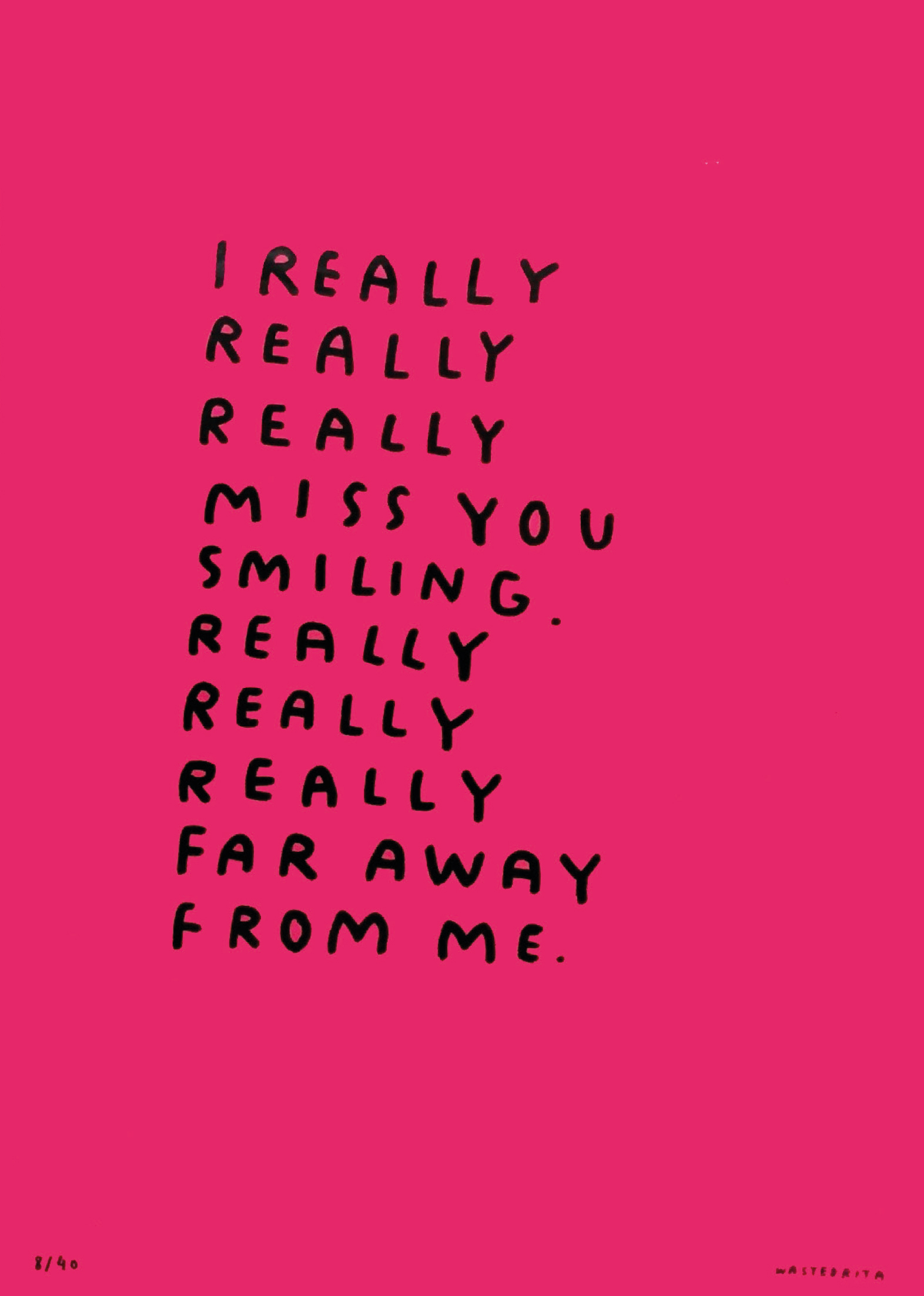 4 Unread Messages. 2015Blank marker on 220 g/m242 x 29 cm