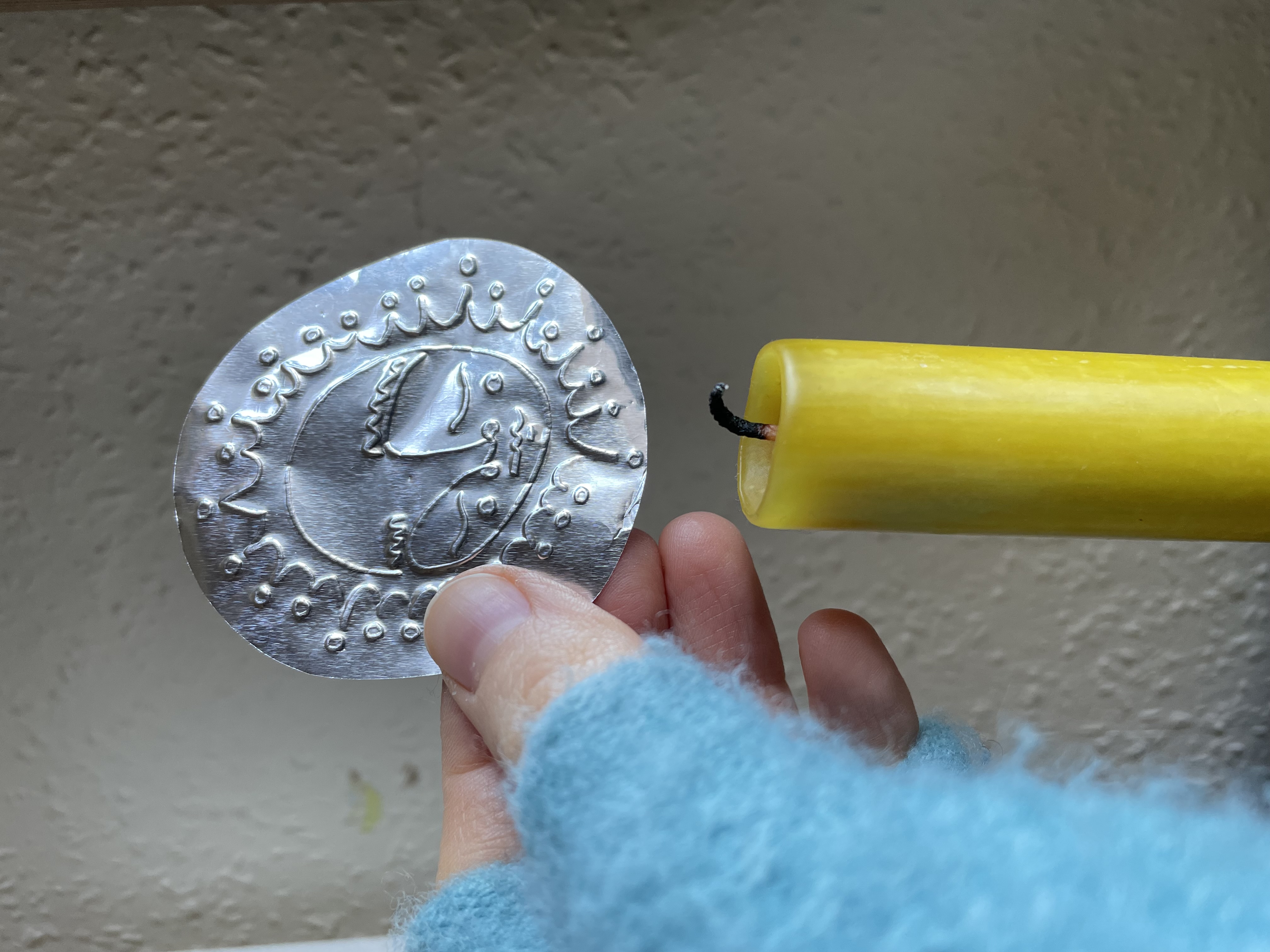 Untitled foil etching, 2025