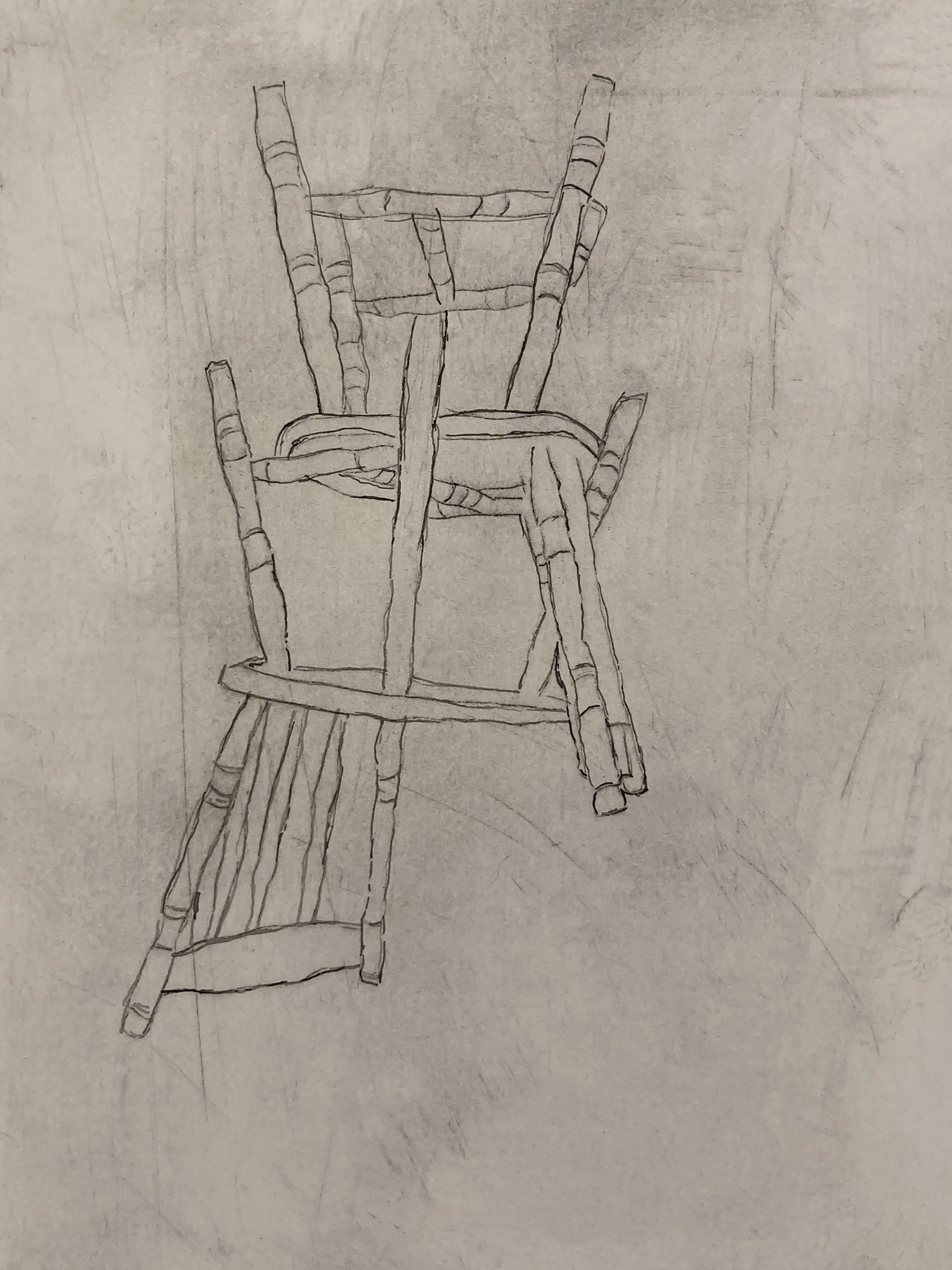 Thoughts About Relationships, 2021, Drypoint etching , 15x20 cm