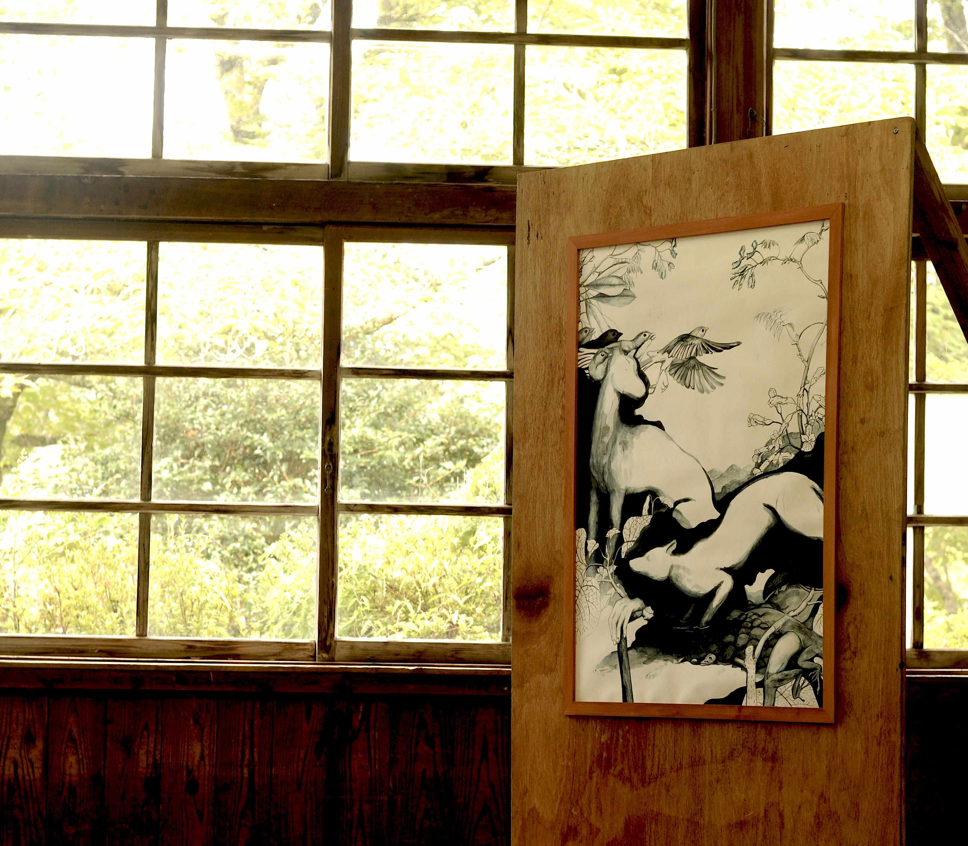 Step into the Water and cross the Sea, Watercolor on Paper, 85x60cm, 2022