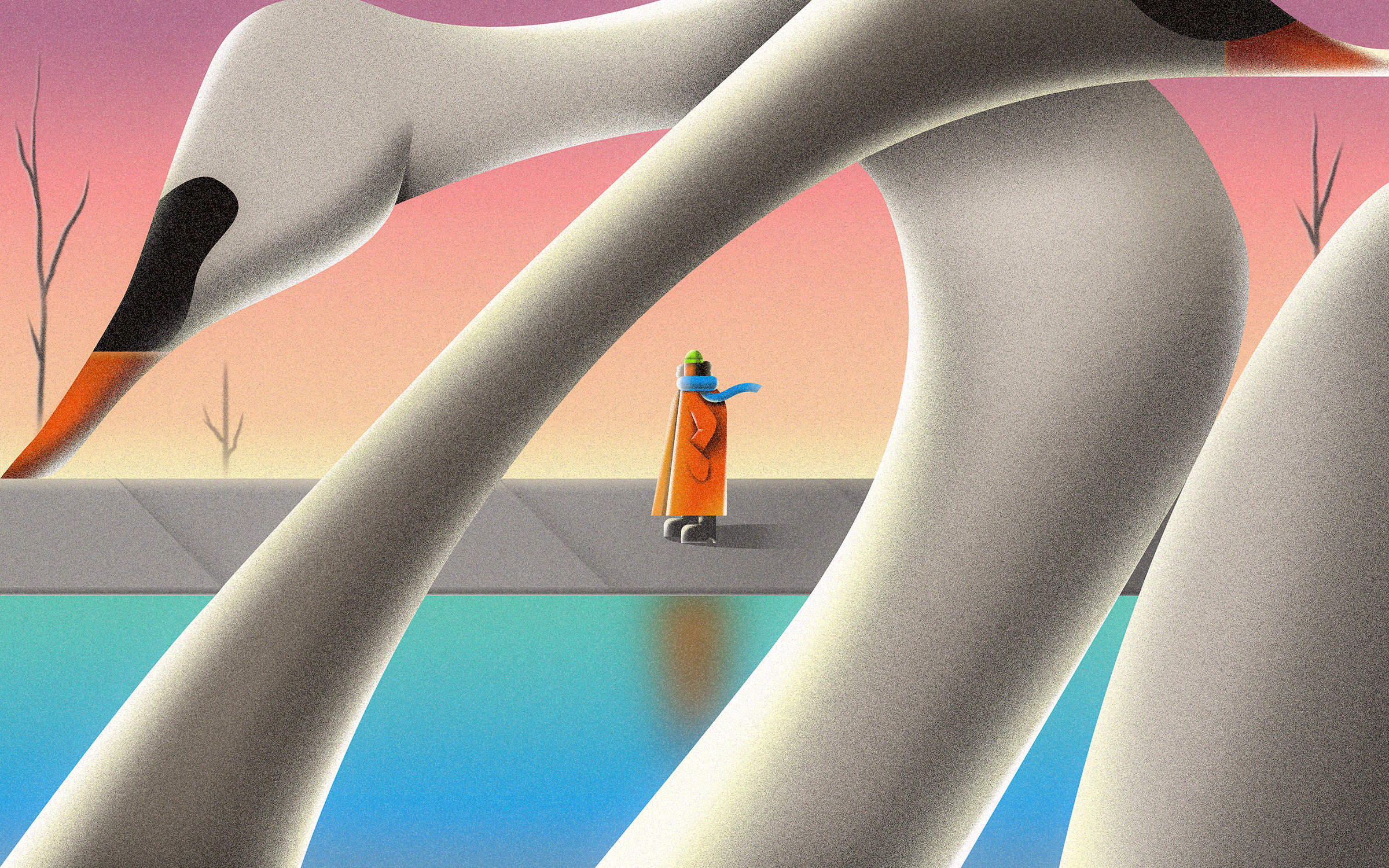 Illustration by Derek Abella "Surviving a Year Without Touch" By Glynnis MacNicol