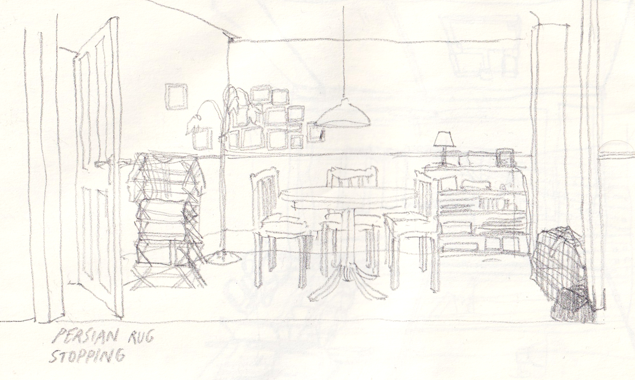 Preliminary sketch - dining