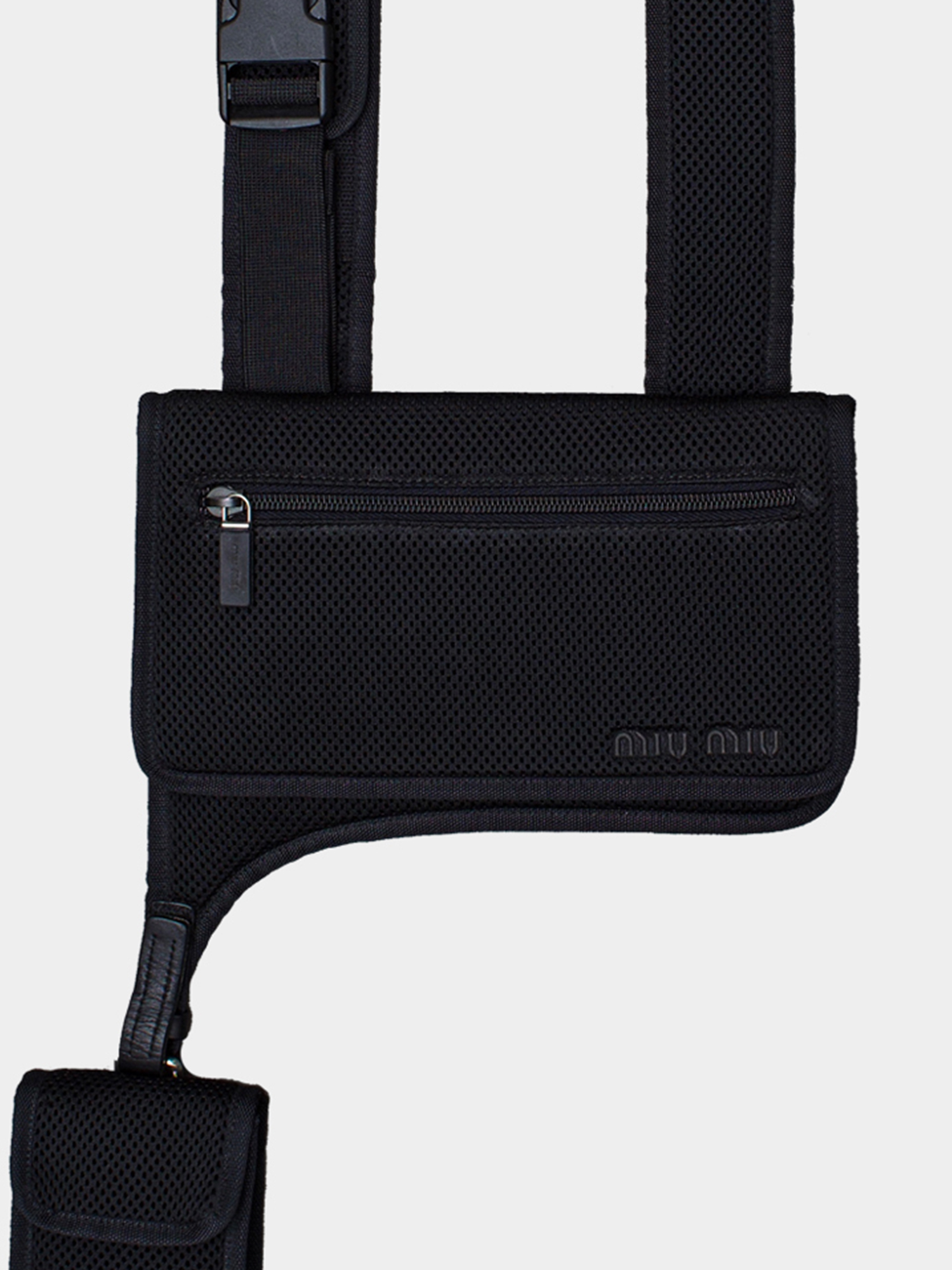 miumiu 1999ss 90s archive chest rig bag-