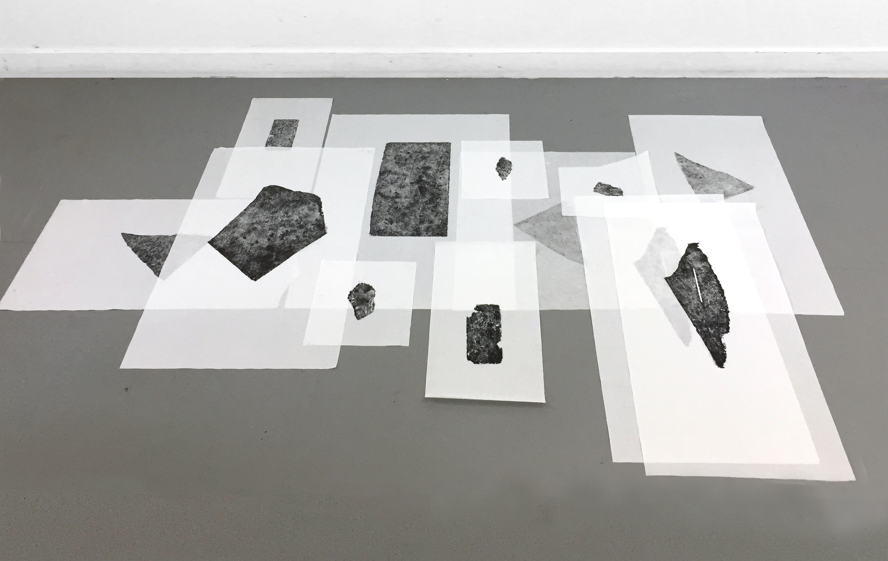 "Remnants" Installation view, 2017