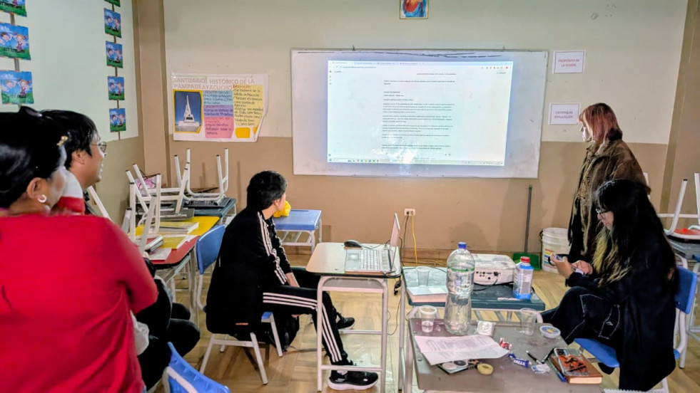 Speculative Fiction workshop at Cesar Vallejo School - Huamanga