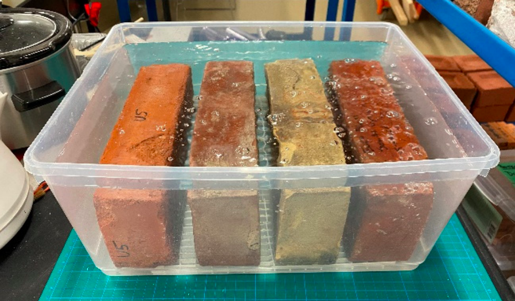 24‐Hour Cold Soak Testing Conducted on Whole Brick Samples