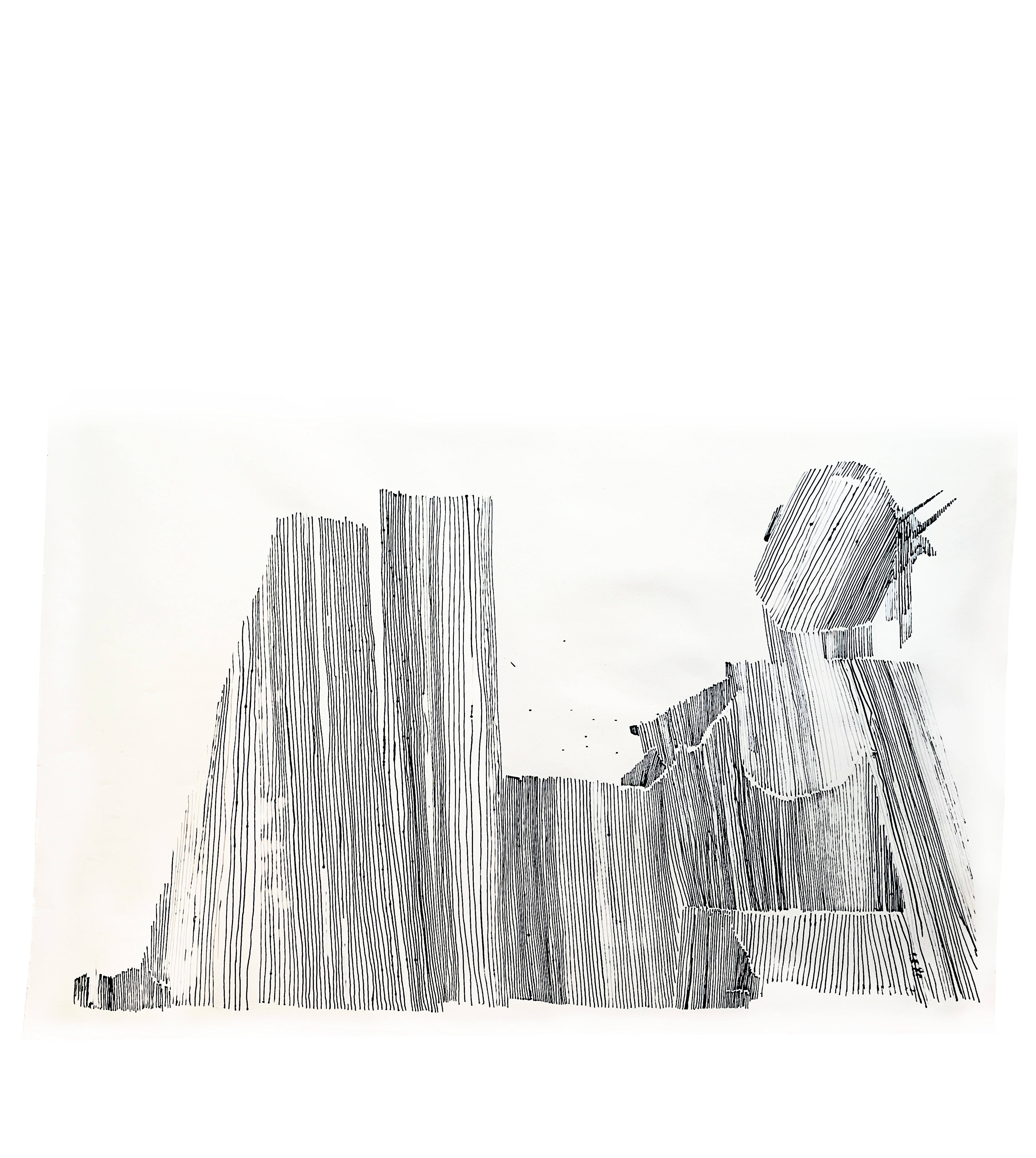 "untitled", 2025, pen on paper