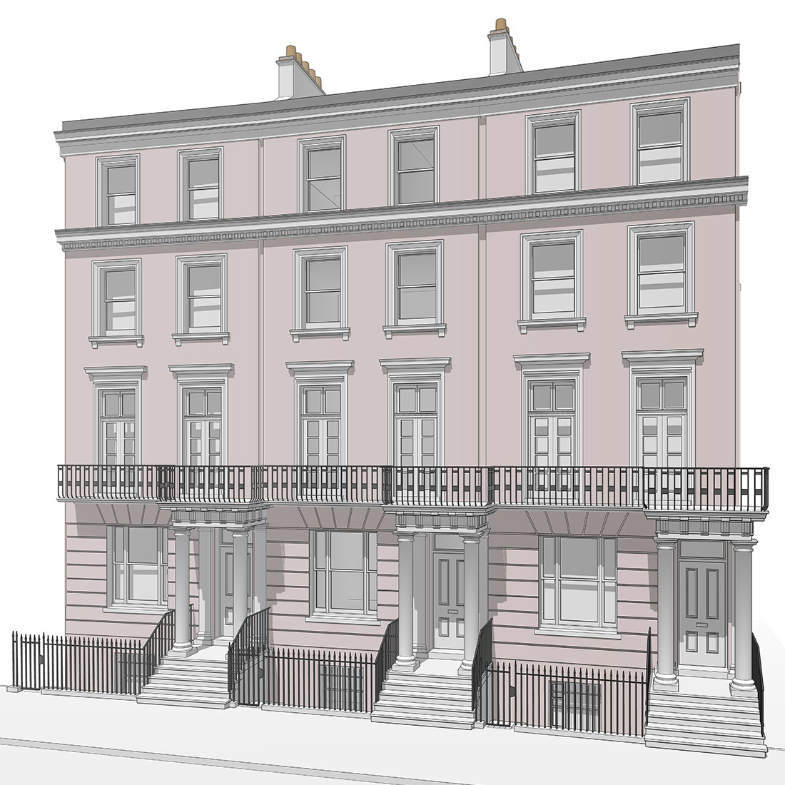 Royal Crescent Staircase - Grade II* (complete)