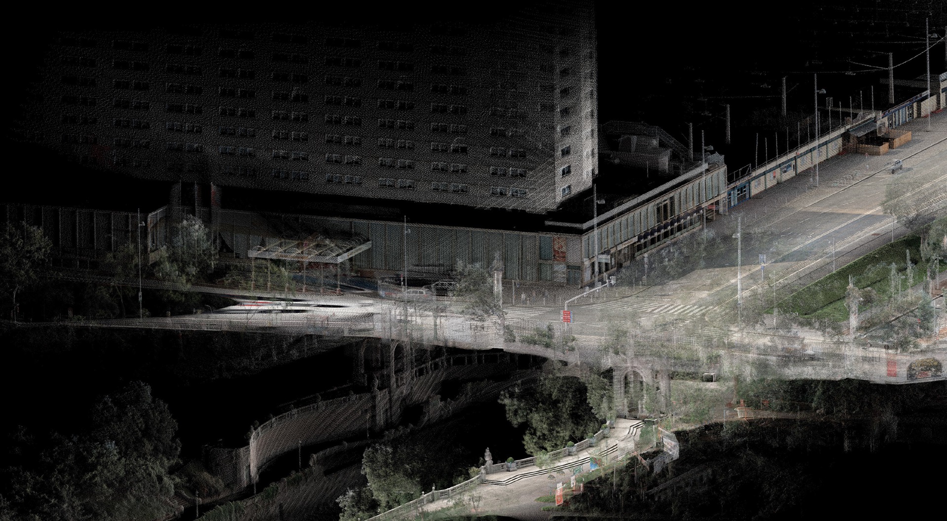 am Heumarkt, Point cloud collage