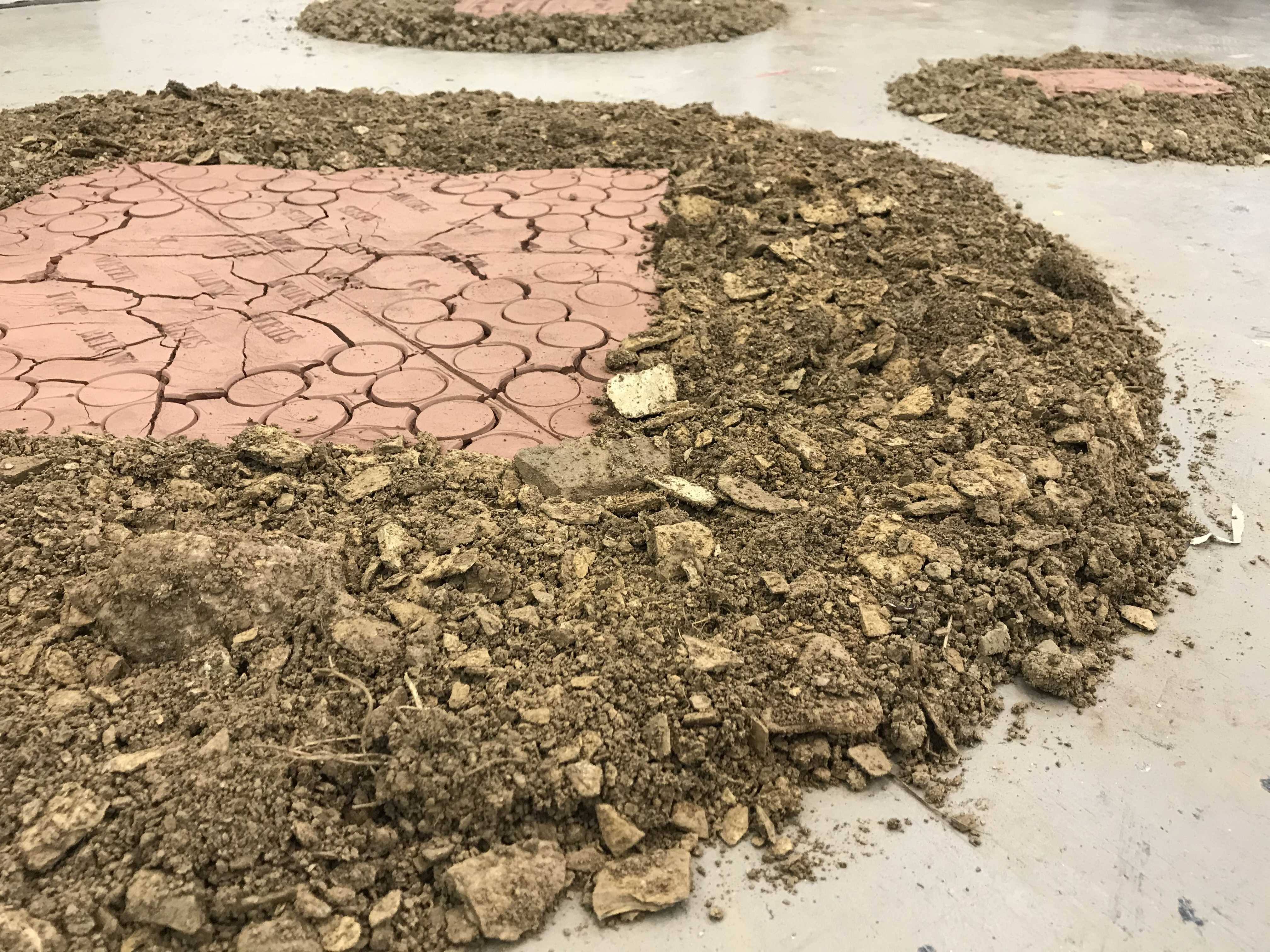 2021 - River Dart Clay, Flint, Limestone, Dartington Soil - Various Dimensions