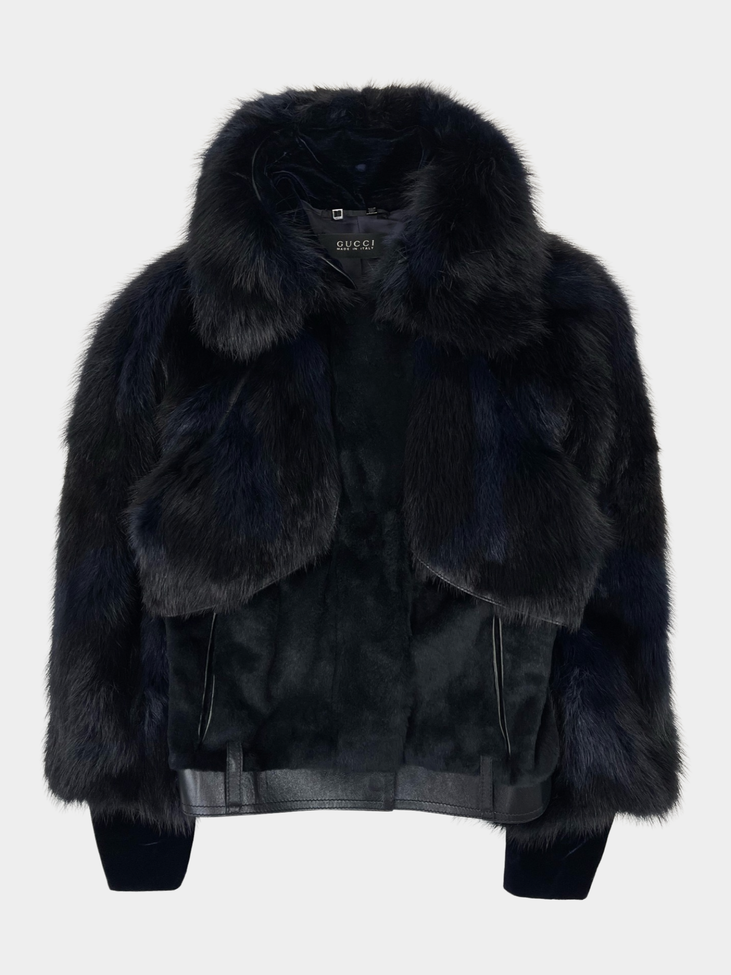 Gucci jacket outlet fur