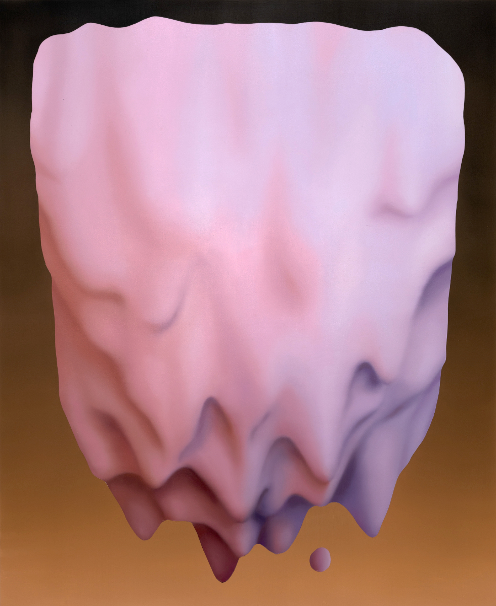 untitled, oil  on aluminium, 110 x 90 cm, 2022