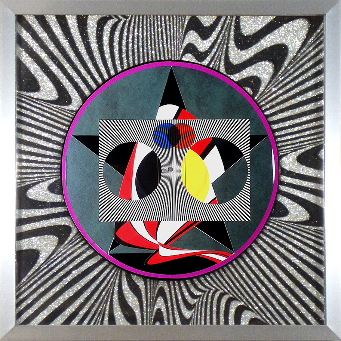 COVINYLE COLLECTION 2020, Série A, no.13, ø 33cm, 46x46cm