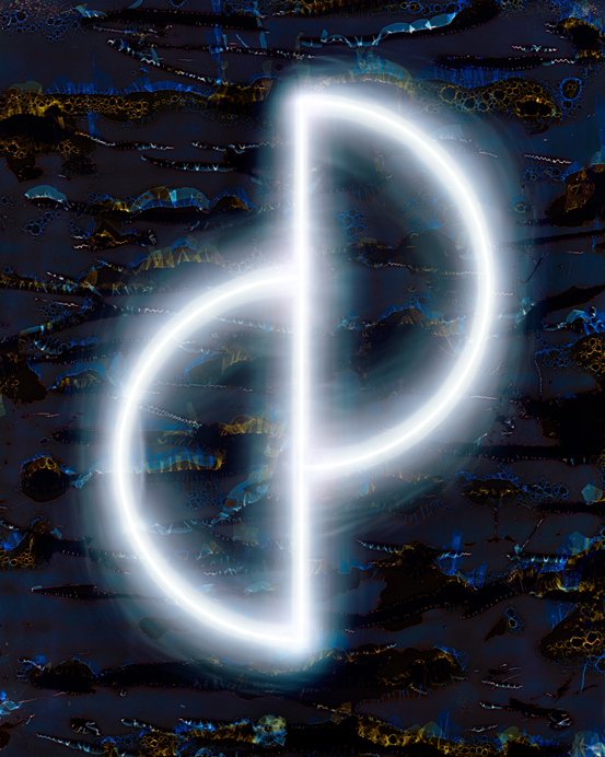 In Sleep and in Death Worlds Touch Each Other2018Light drawing and tampered negative, chromogenic print, 40 x 32 inches