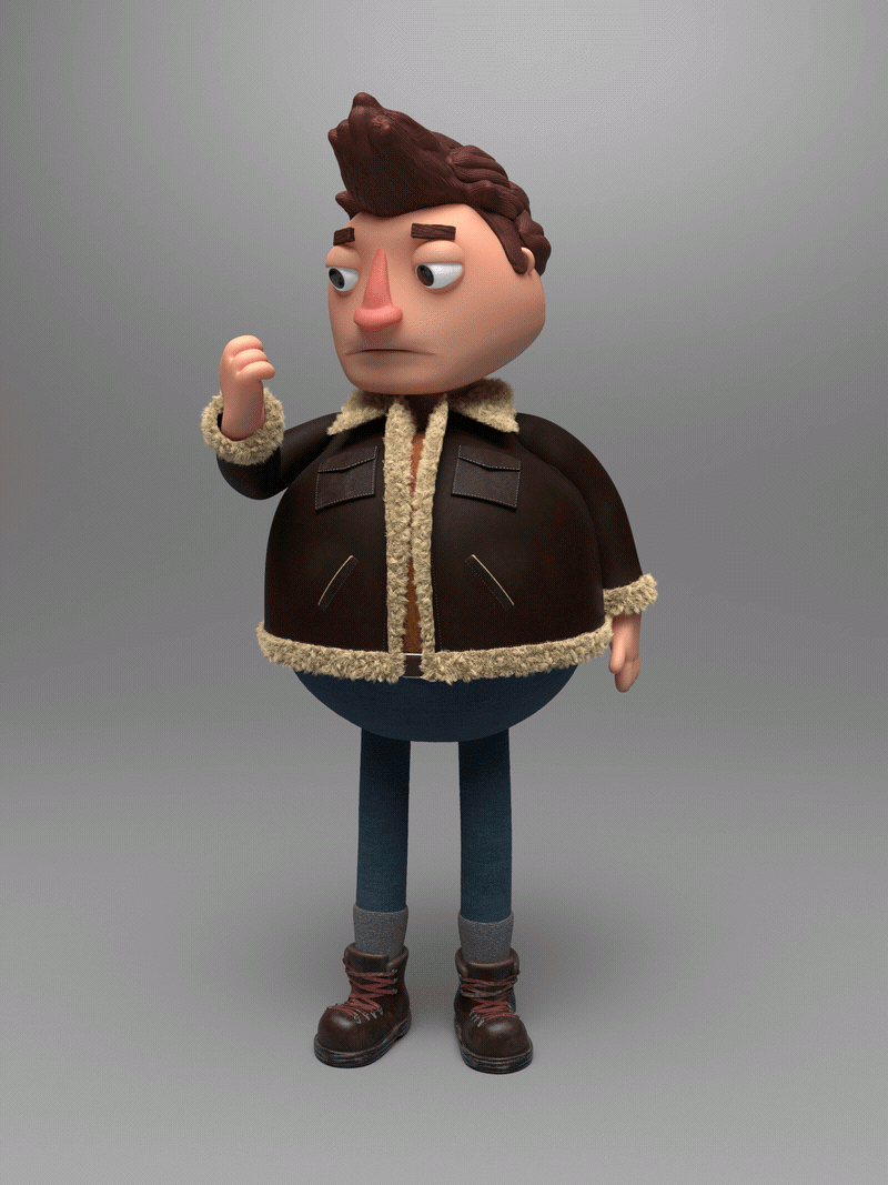 Our first fully-shaded animation test