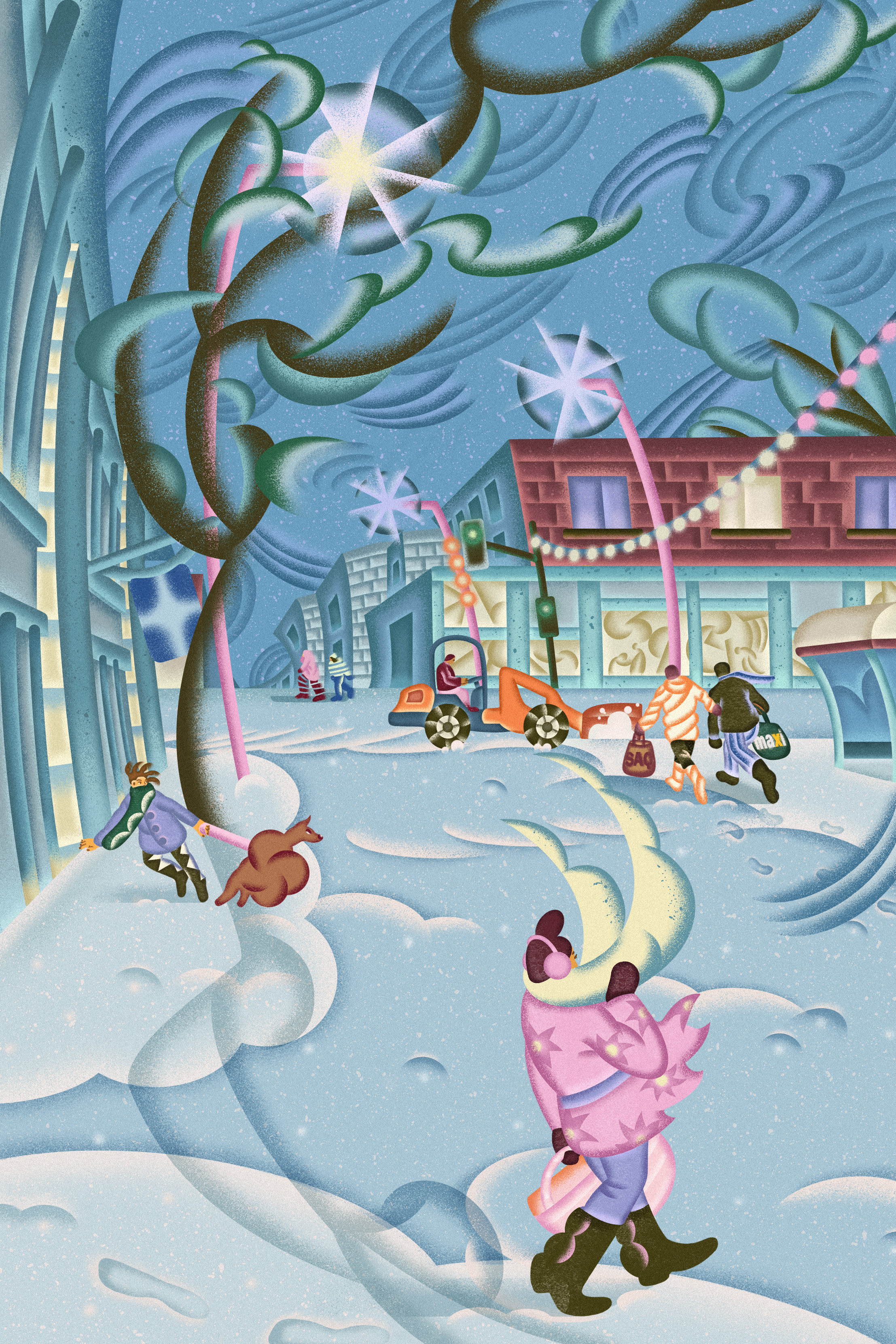 Montreal Streets After The Snow