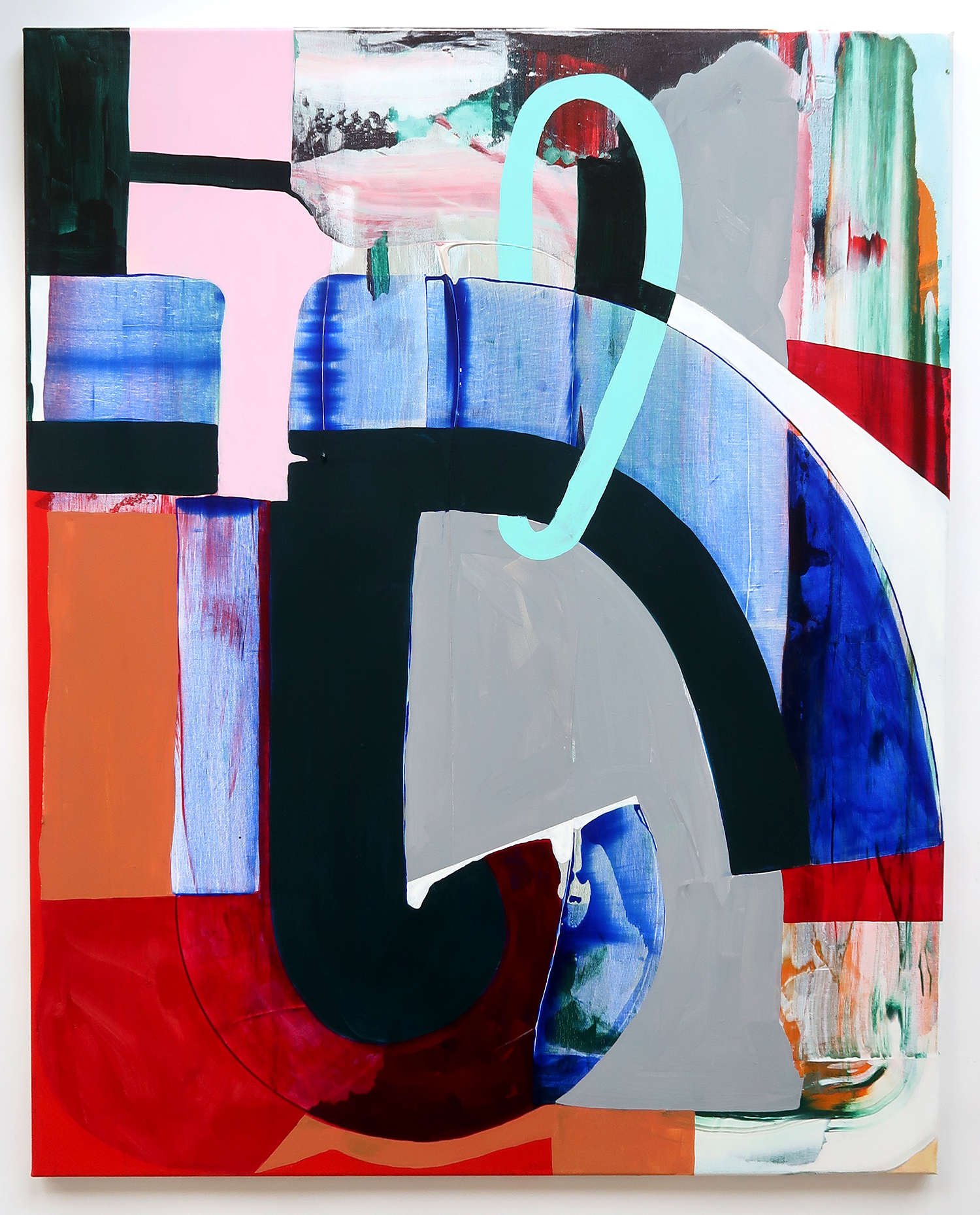 Untitled 507, 2019, Acrylic on canvas, 100x80cm