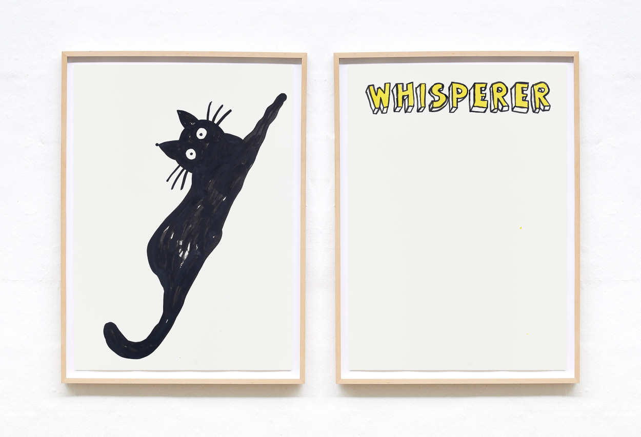 Whisperer, 2020. ink on paper. 90cm x 65cm each
