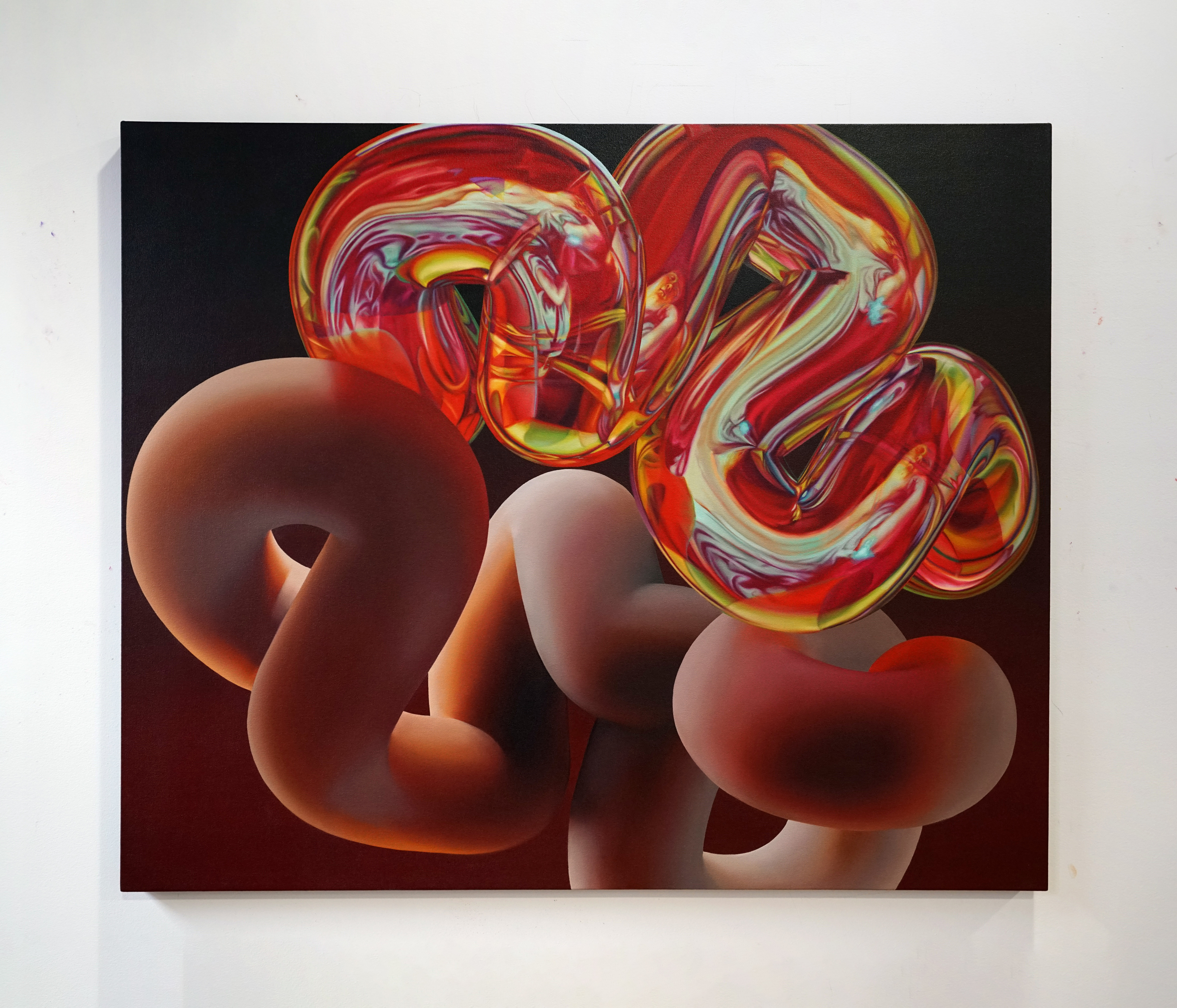 Mars and the Vestal Virgin, Oil on canvas, 48" x 58", 2024