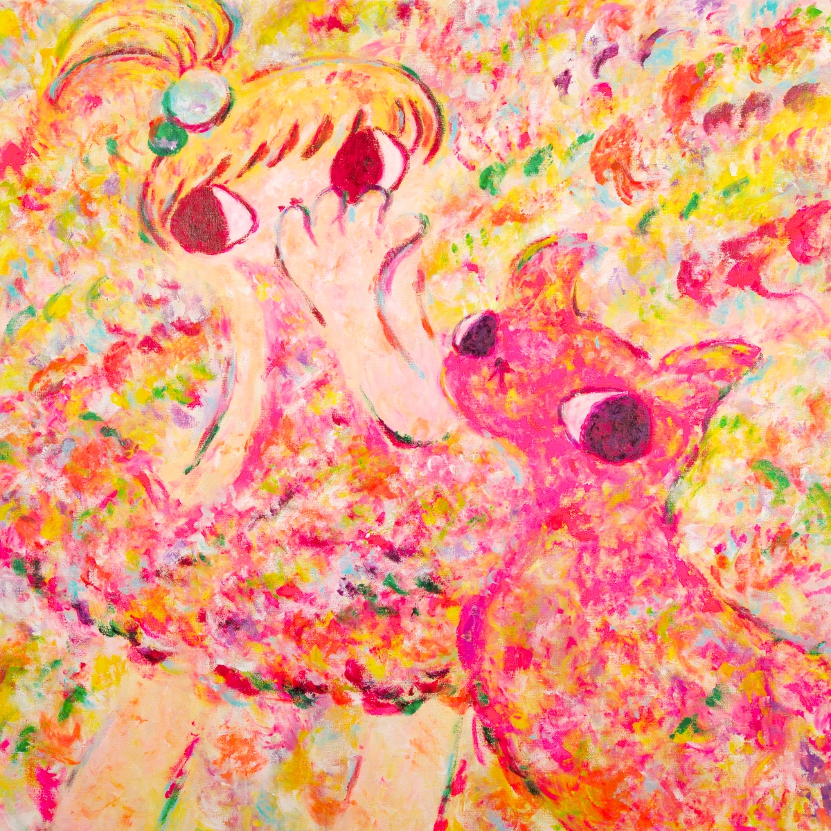 Acrylic on canvas, 100 x 100 cm