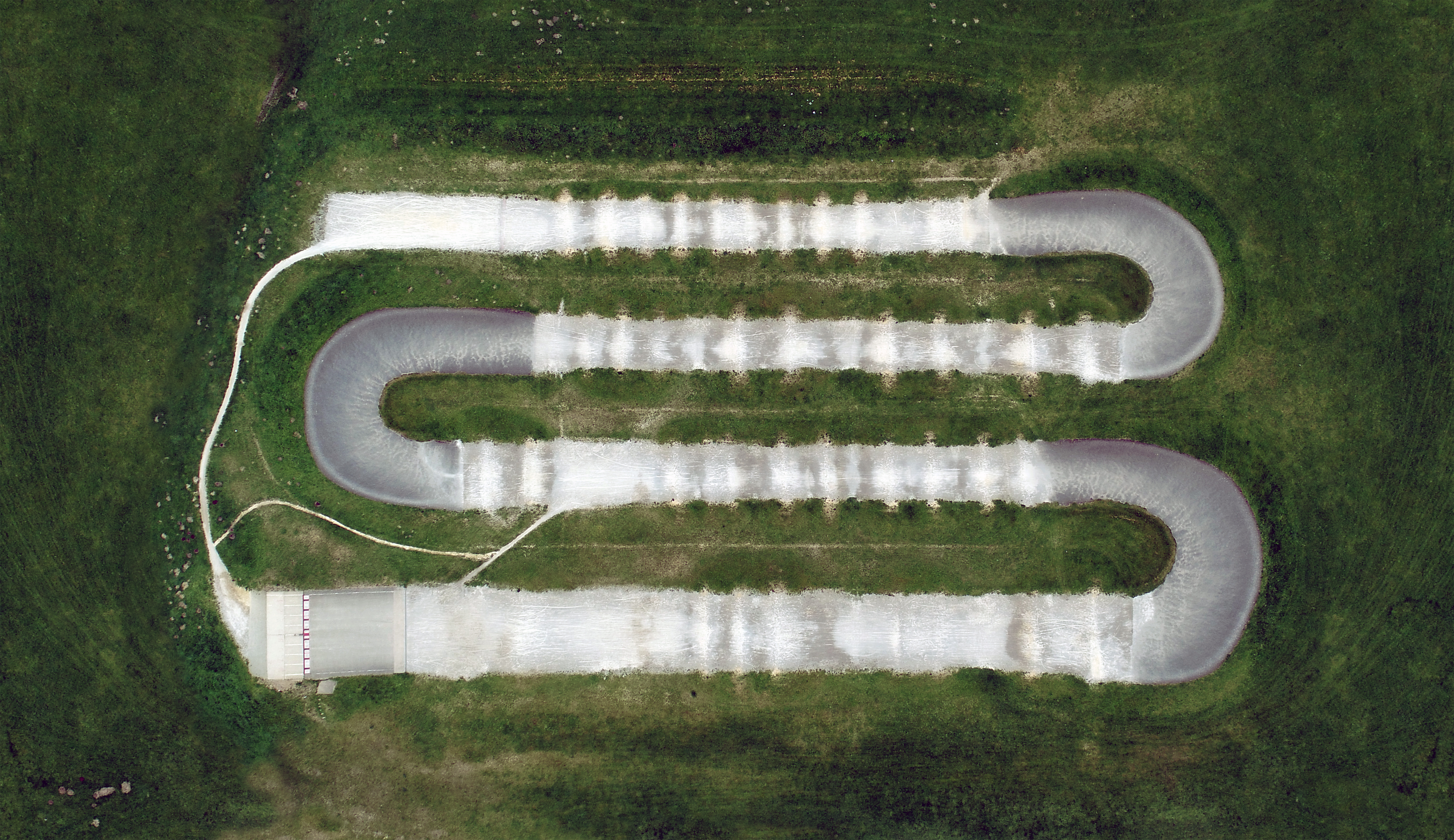 Track and Field, digital print, 35 x 60 cm