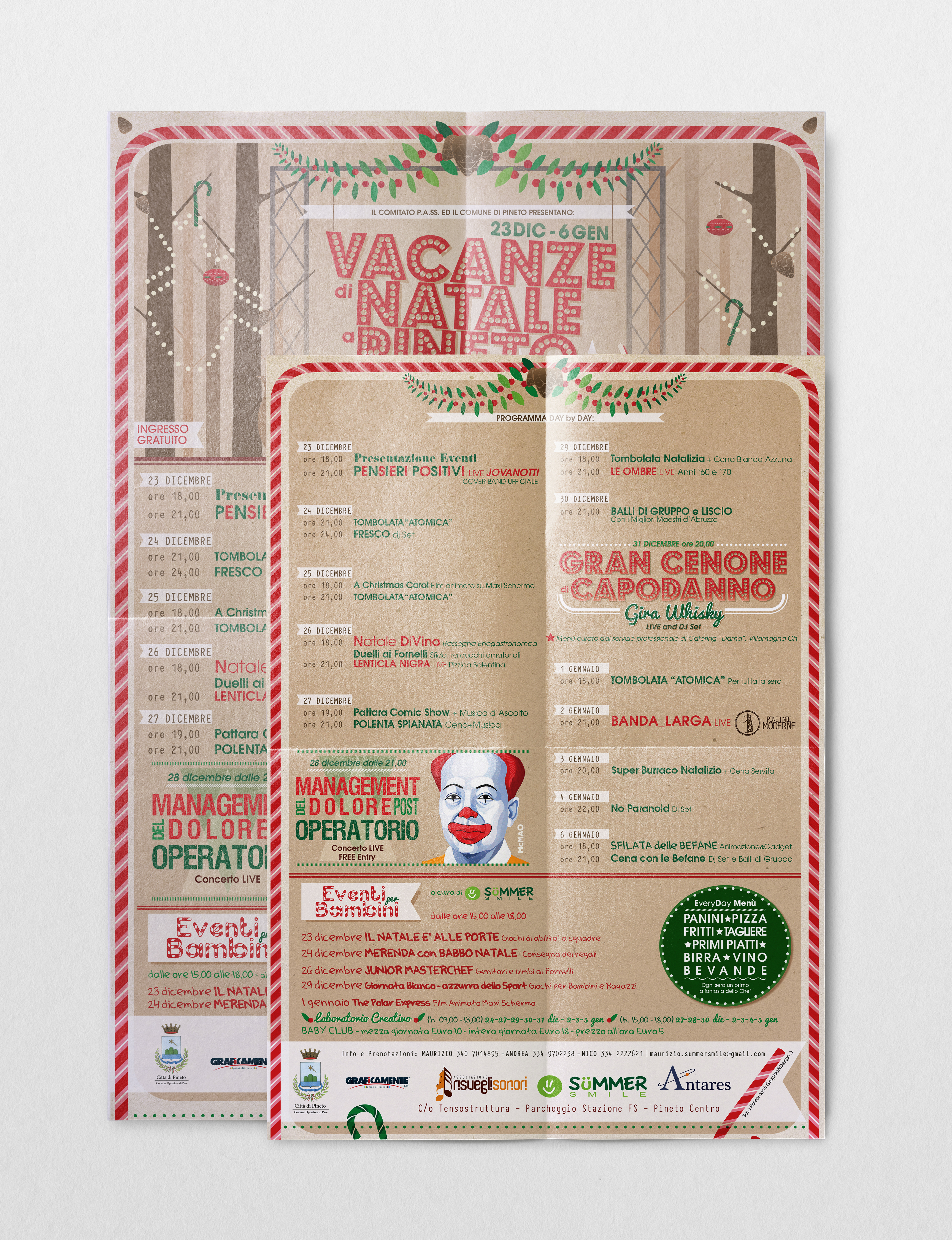 ⇾ Vacanze di Natale a Pineto - Event Identity